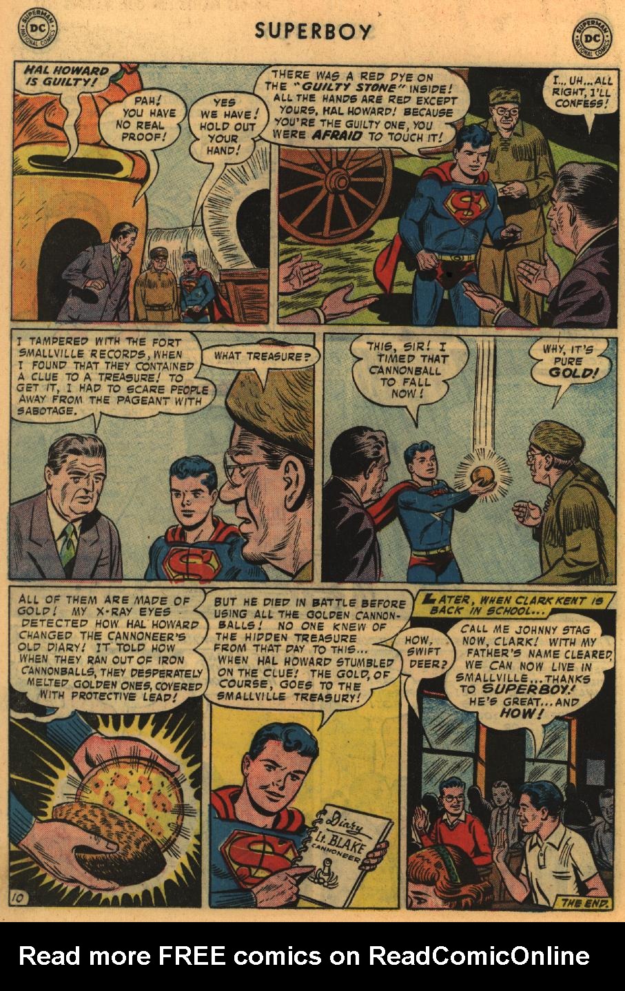 Read online Superboy (1949) comic -  Issue #56 - 11