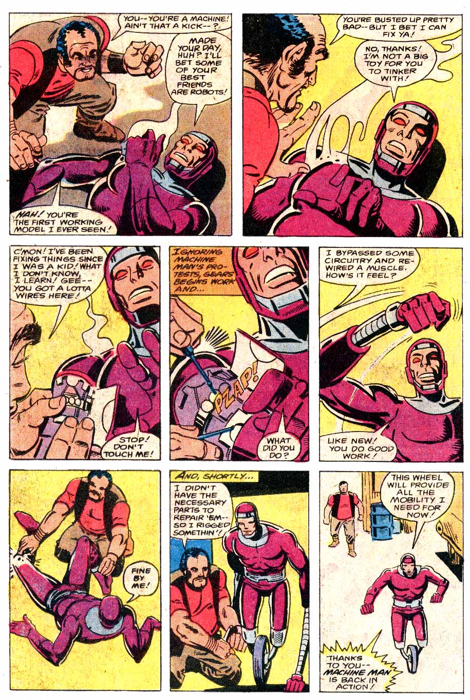 Read online Machine Man (1978) comic -  Issue #15 - 11