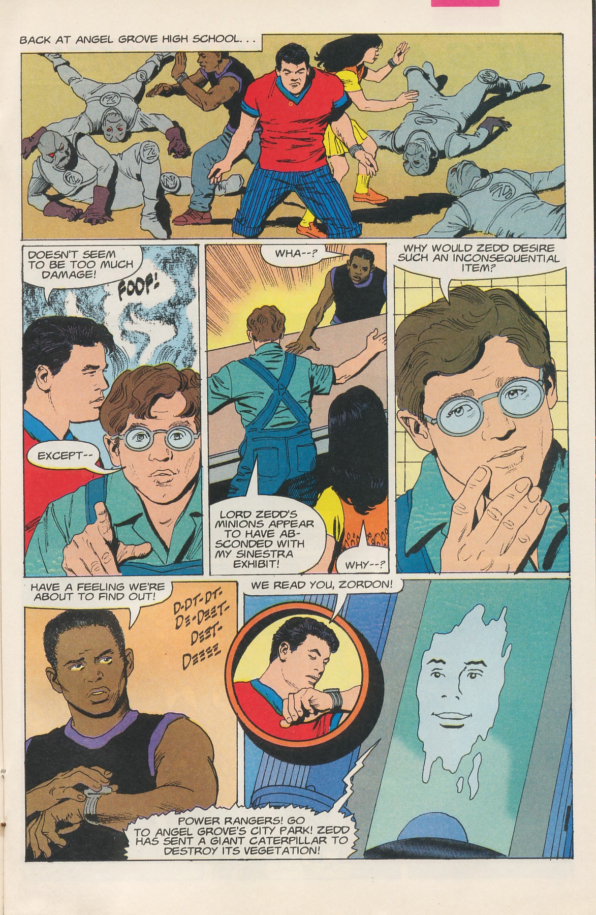 Read online Saban's Mighty Morphin Power Rangers (1994) comic -  Issue #1 - 13