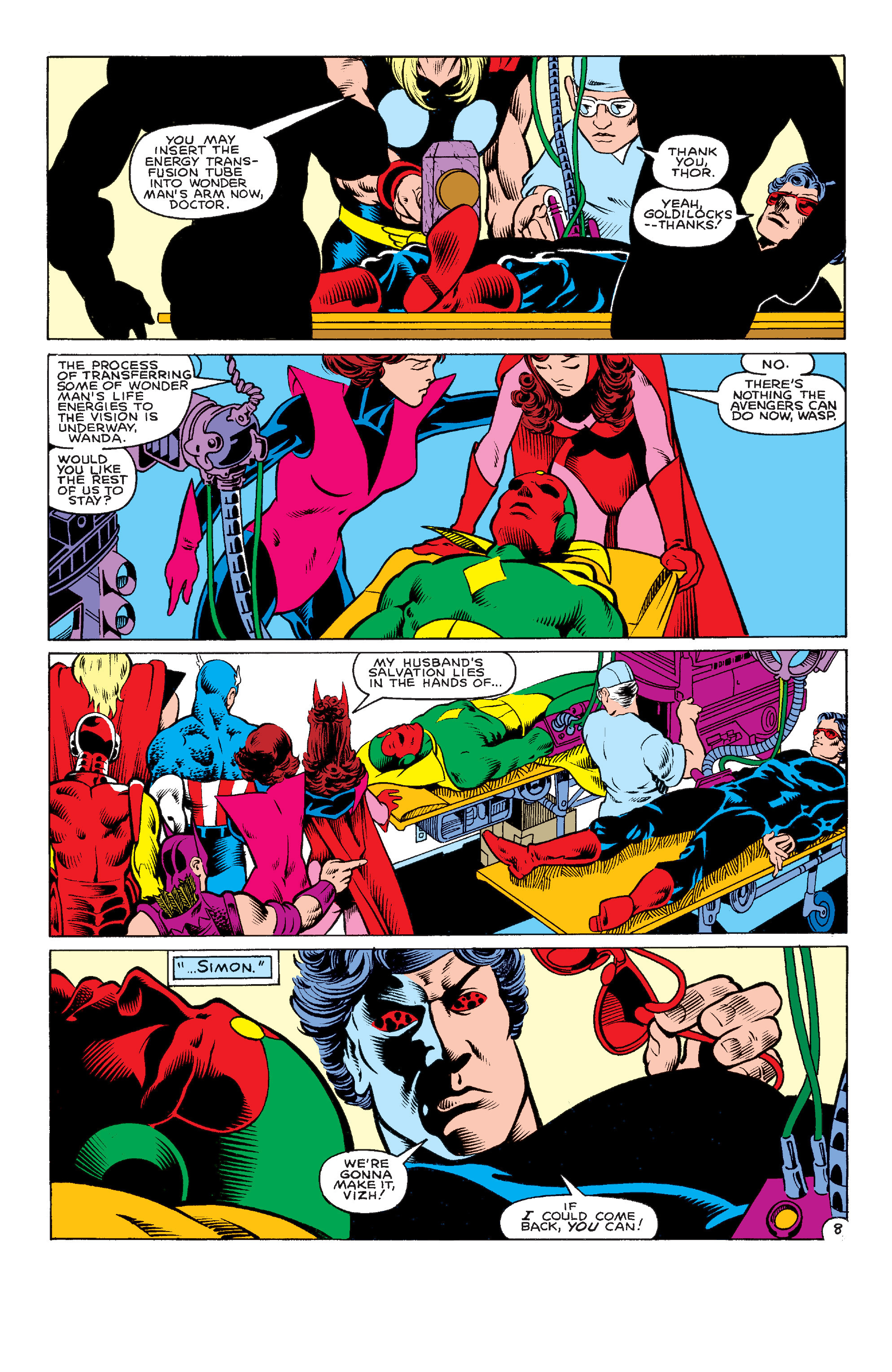 Read online The Vision and the Scarlet Witch (1982) comic -  Issue #3 - 9