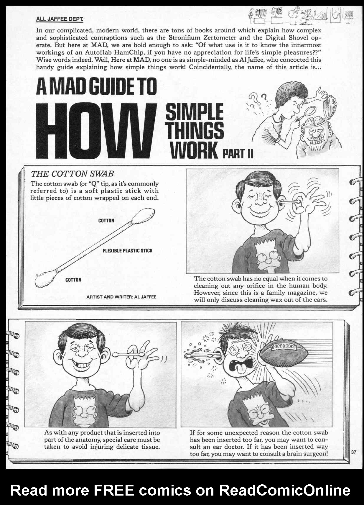 Read online MAD comic -  Issue #303 - 40