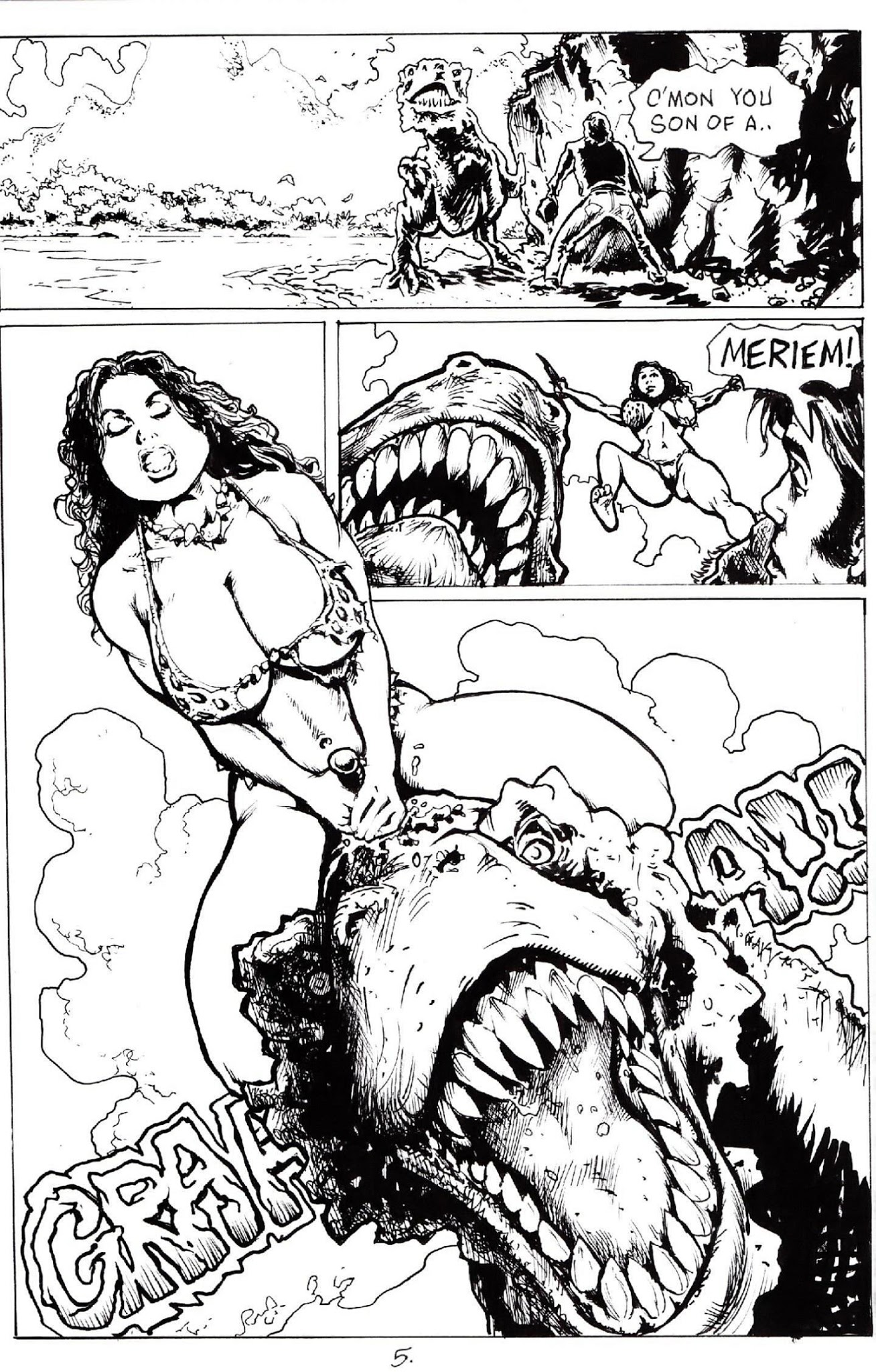Read online Cavewoman: Mutation comic -  Issue #2 - 7