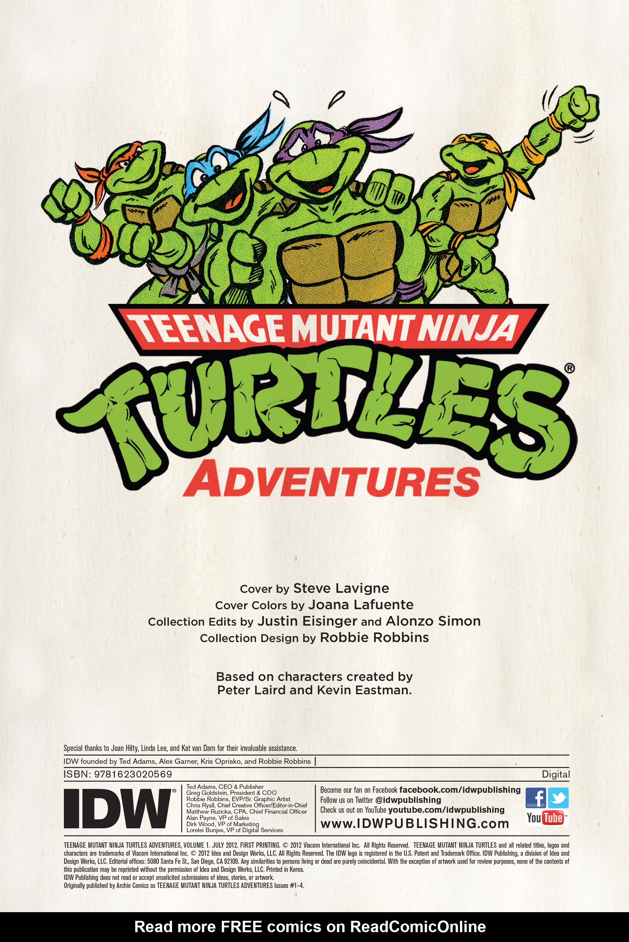 Read online Teenage Mutant Ninja Turtles Adventures (2012) comic -  Issue # TPB 1 - 2