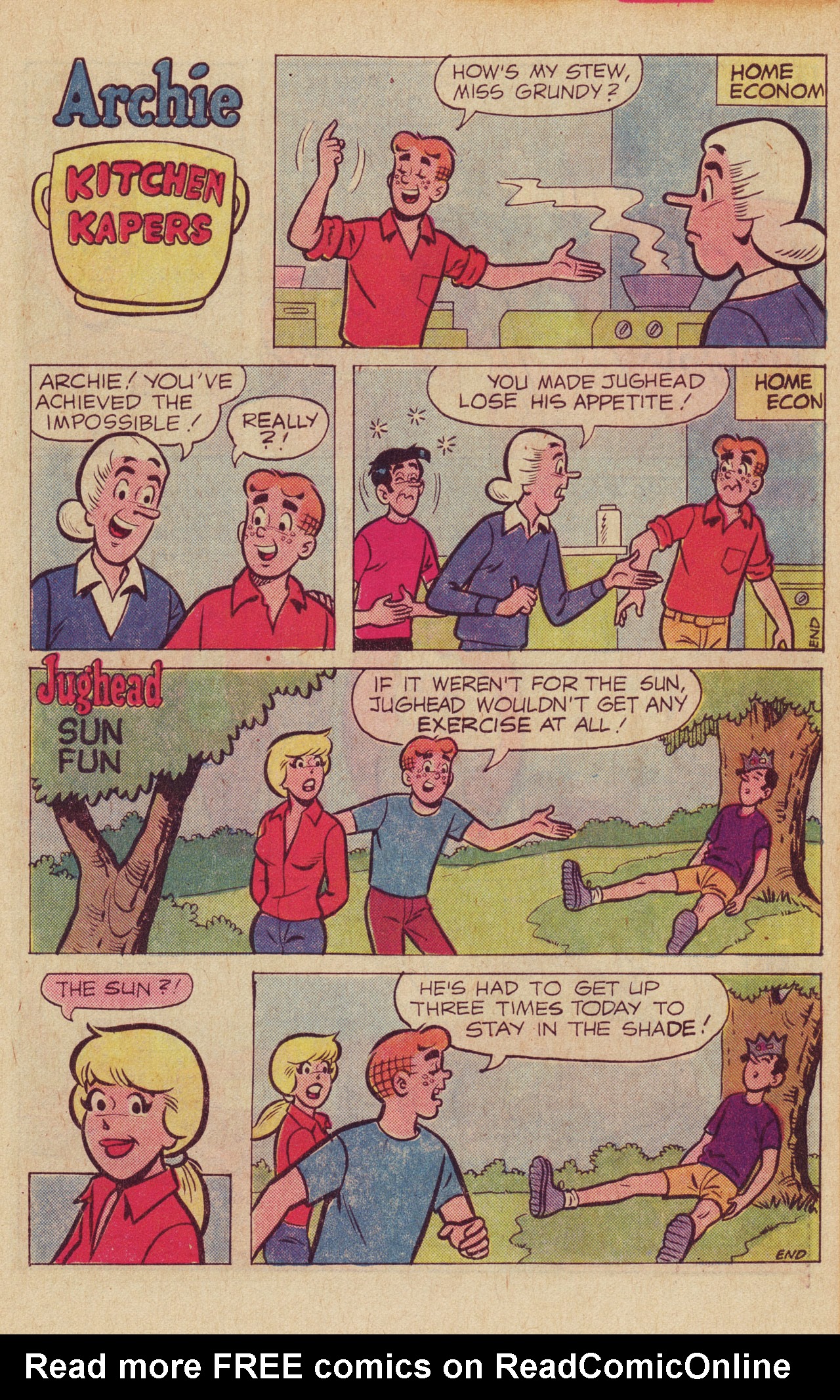 Read online Archie's Joke Book Magazine comic -  Issue #272 - 31