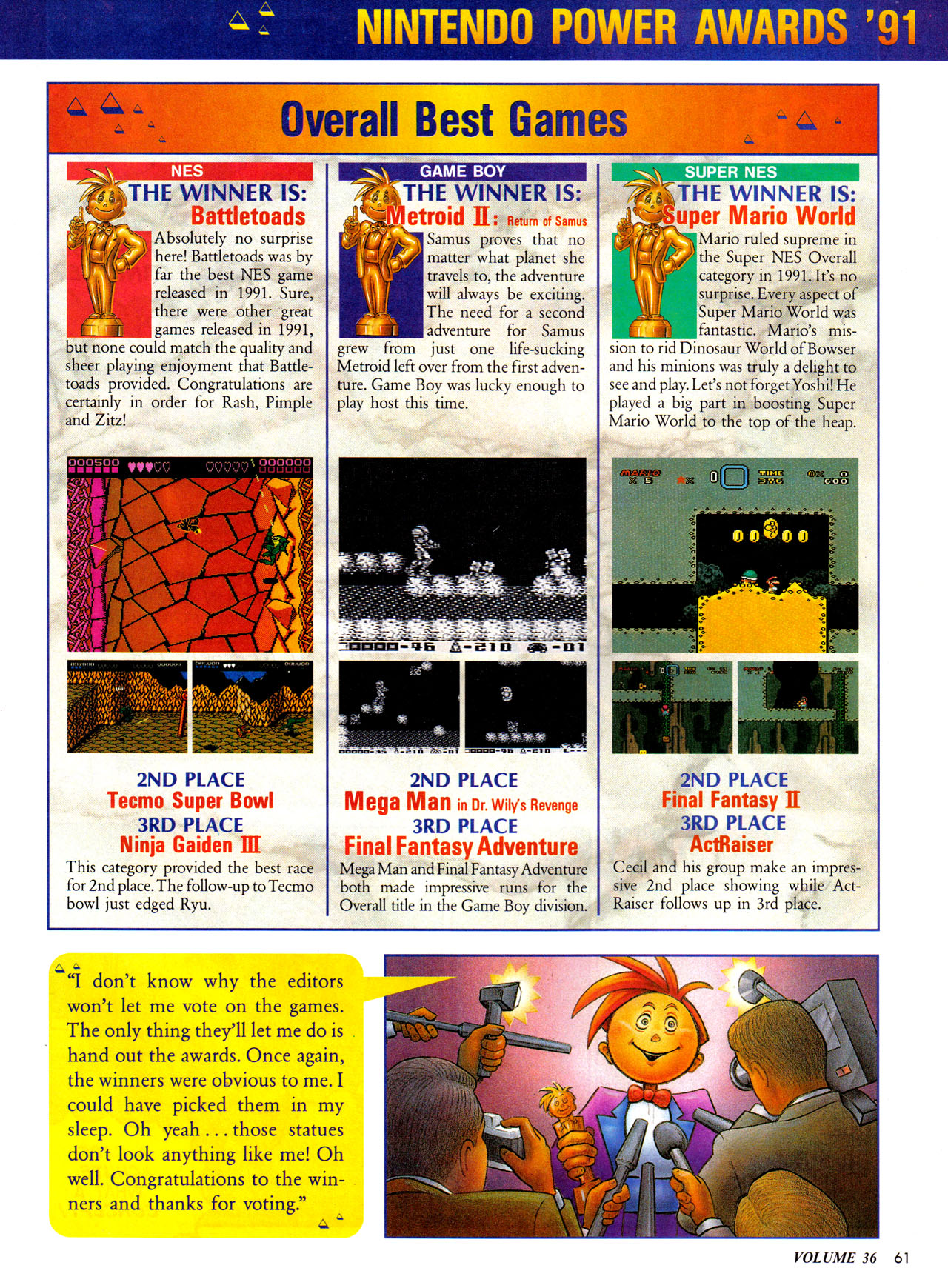 Read online Nintendo Power comic -  Issue #36 - 64