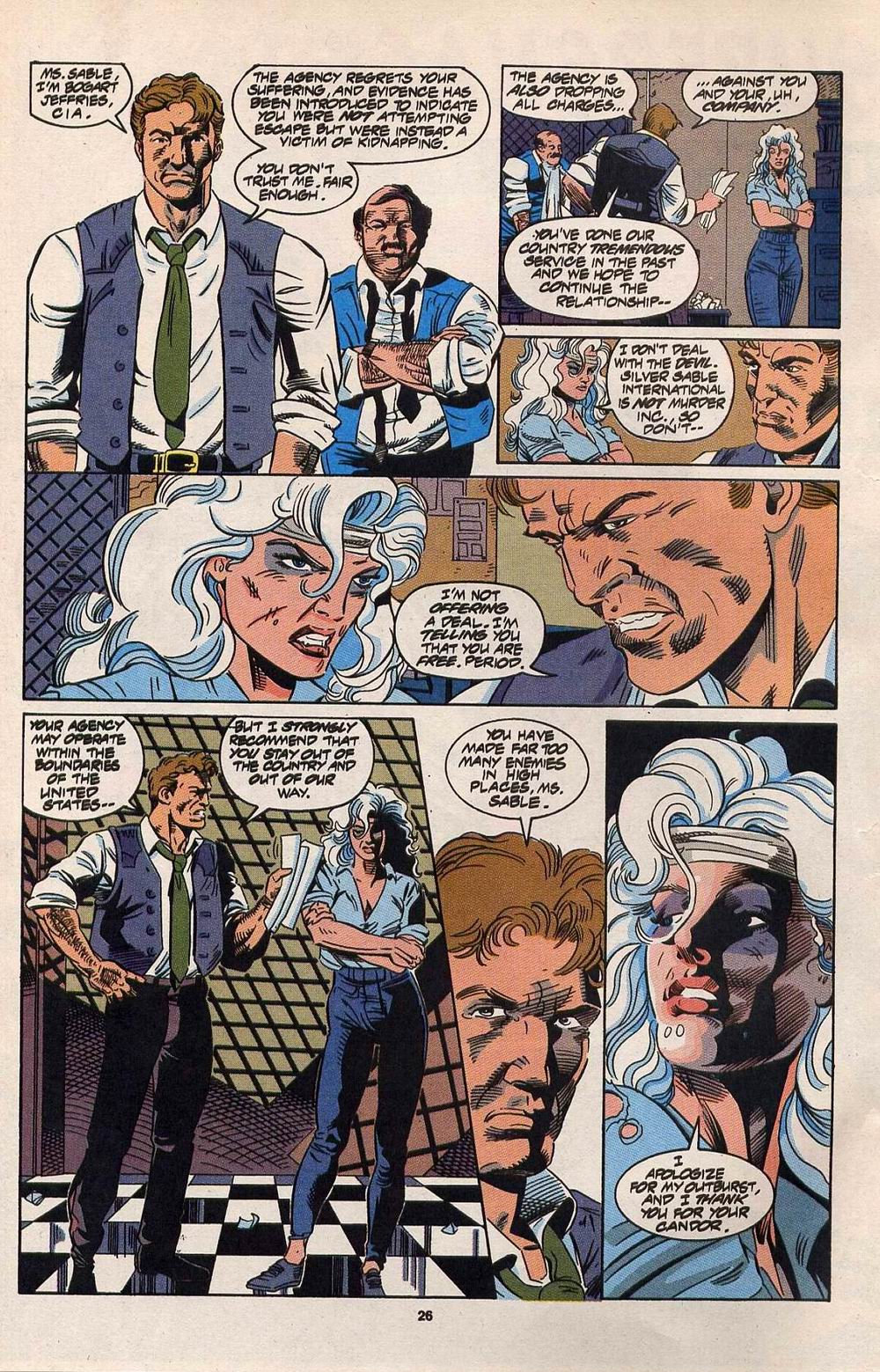 Read online Silver Sable and the Wild Pack comic -  Issue #30 - 20