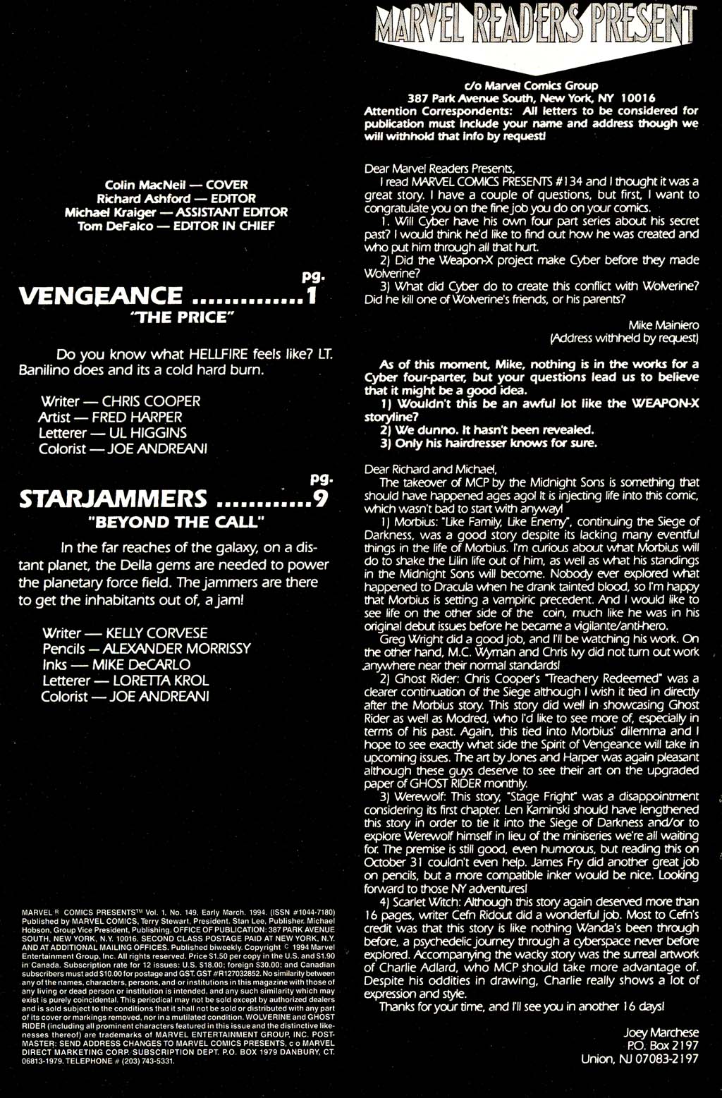 Read online Marvel Comics Presents (1988) comic -  Issue #149 - 20