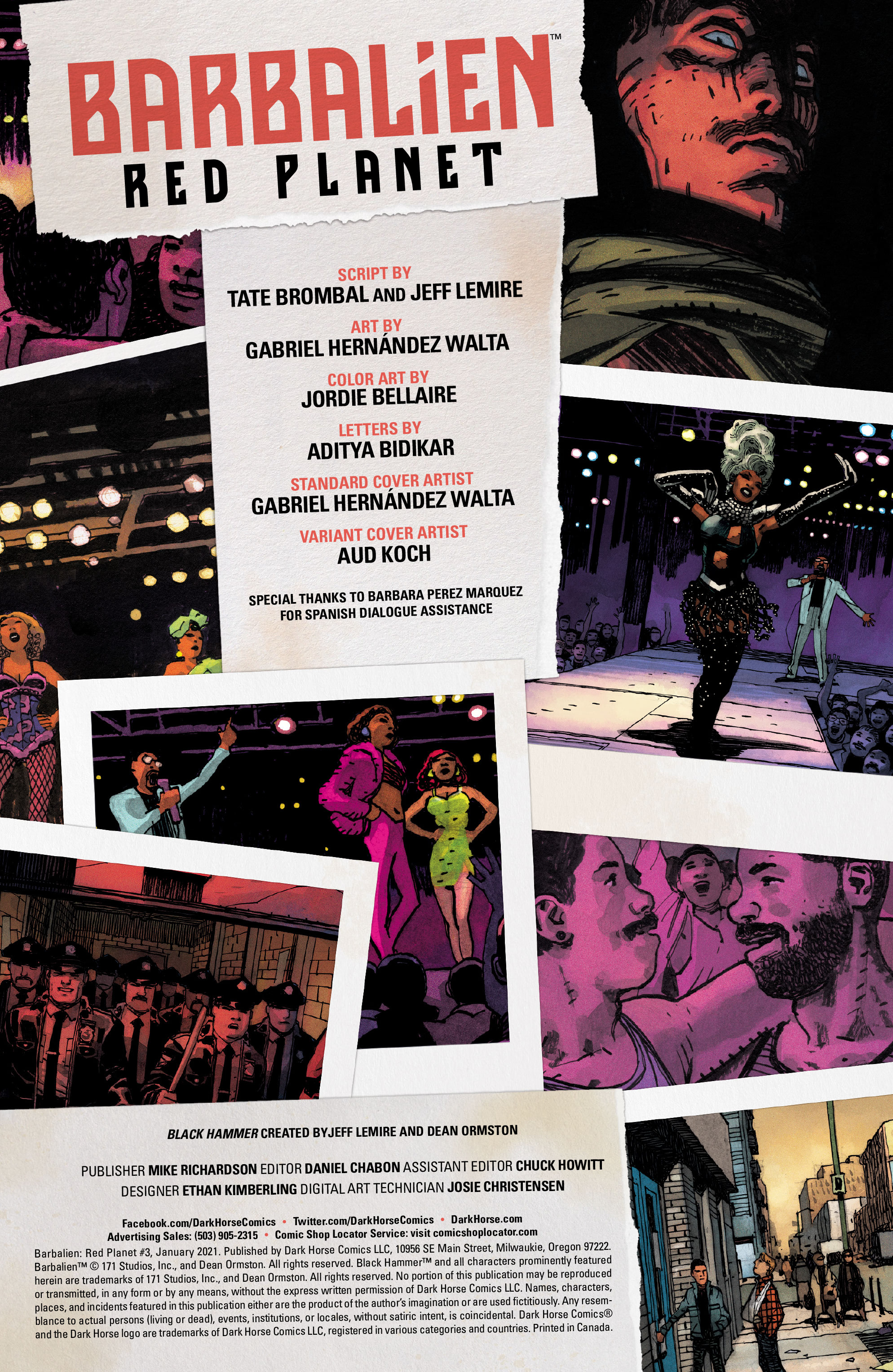 Read online Barbalien: Red Planet comic -  Issue #3 - 2