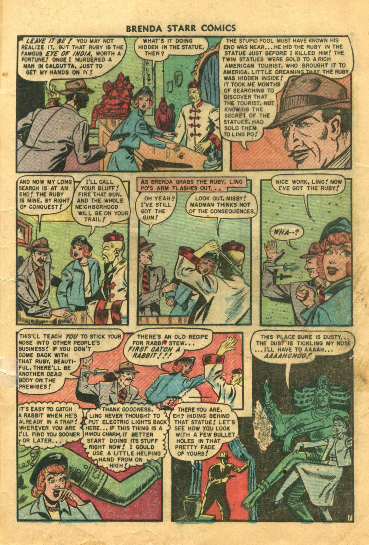Read online Brenda Starr (1948) comic -  Issue #9 - 9