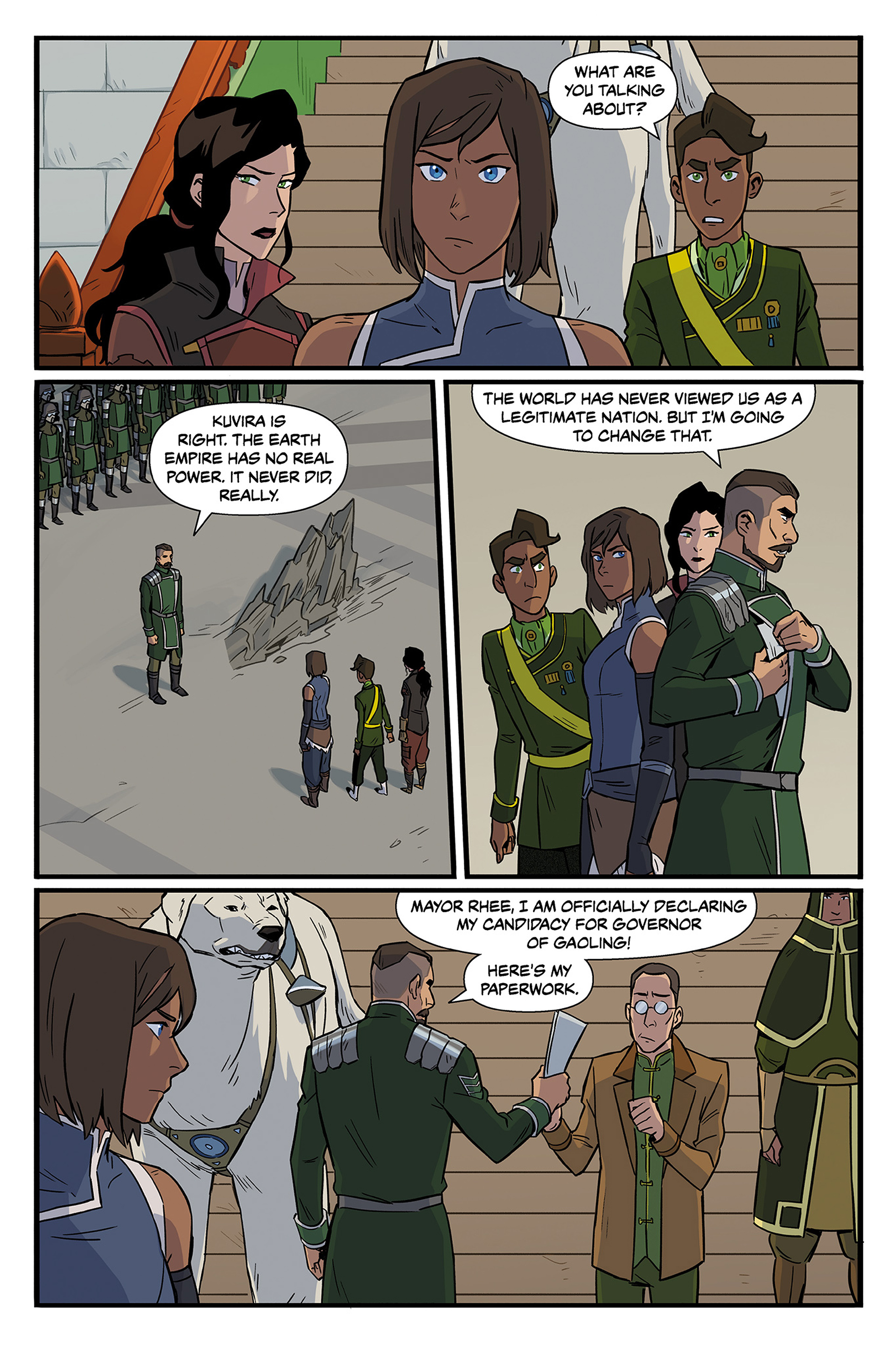 Read online The Legend of Korra: Ruins of the Empire Omnibus comic -  Issue # TPB (Part 1) - 70