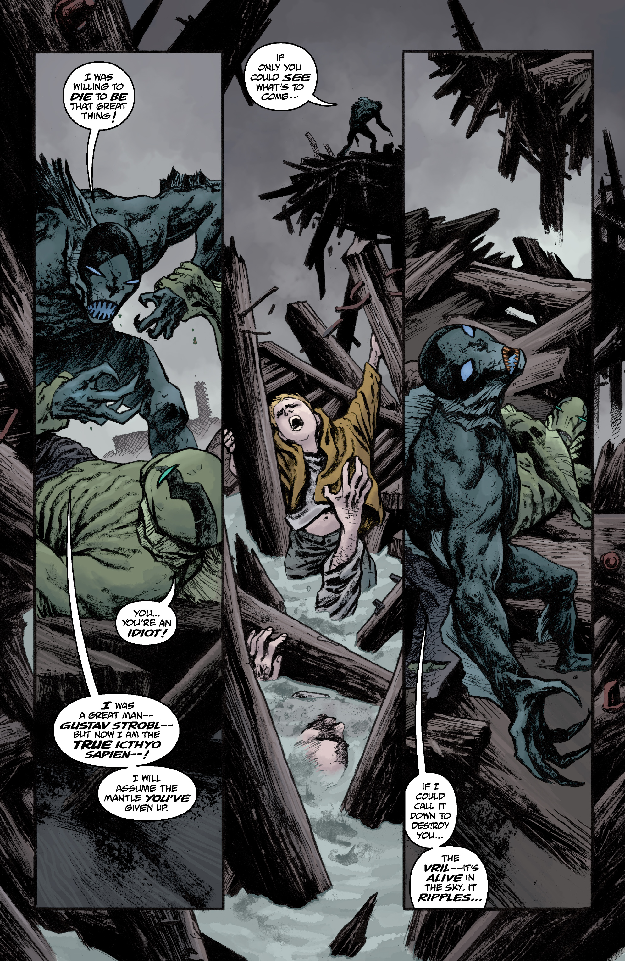 Read online Abe Sapien comic -  Issue # _TPB Dark and Terrible 2 (Part 4) - 71