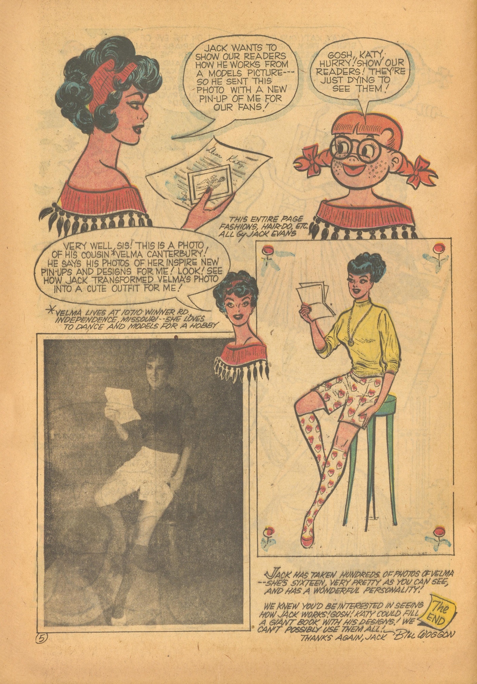 Read online Katy Keene Fashion Book comic -  Issue #23 - 26