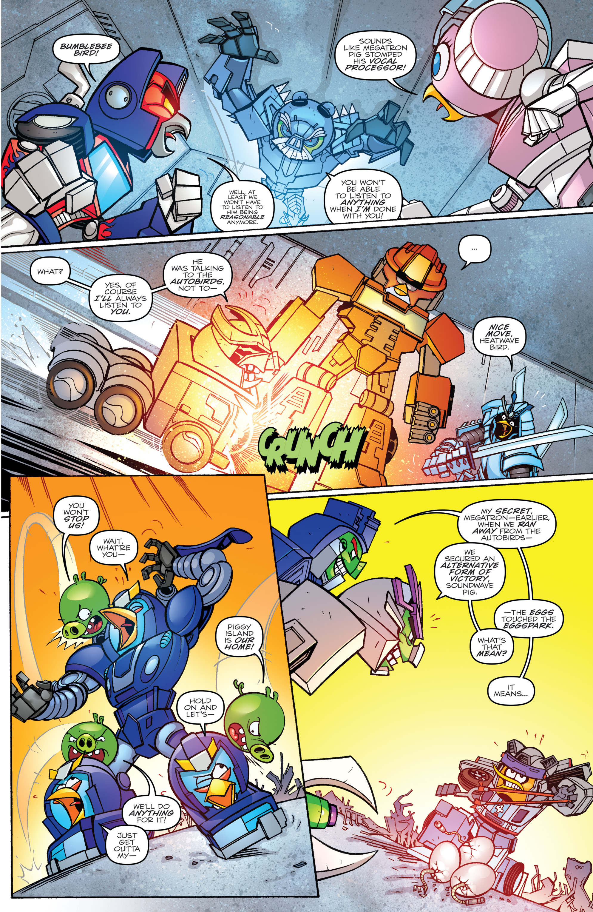 Read online Angry Birds Transformers comic -  Issue #2 - 19
