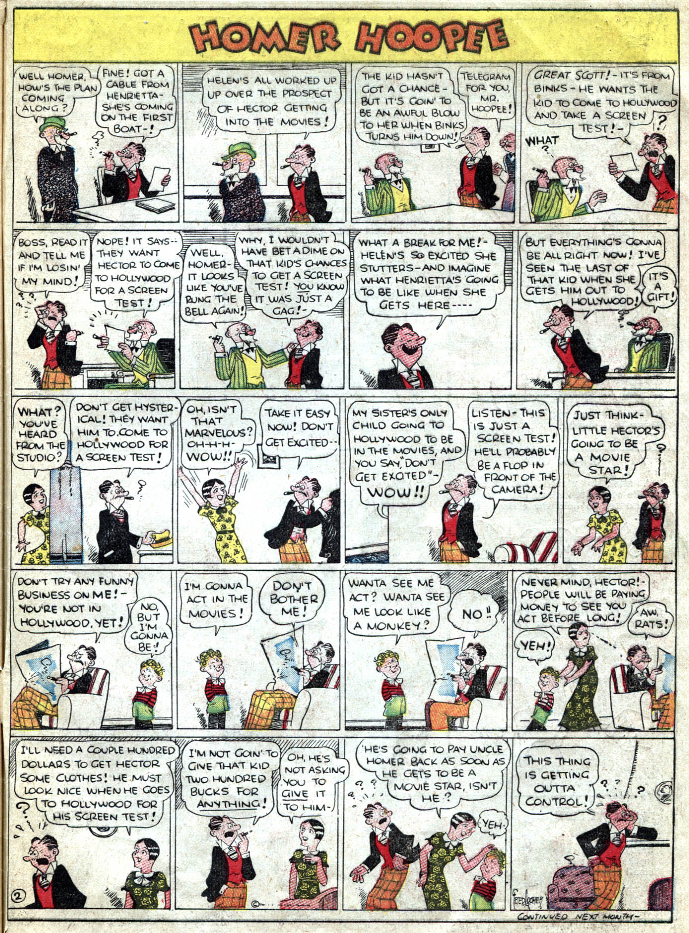 Read online Famous Funnies comic -  Issue #32 - 63