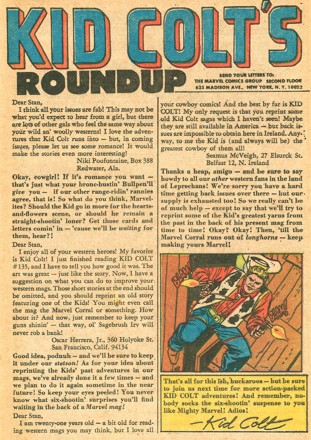 Read online Kid Colt Outlaw comic -  Issue #138 - 33