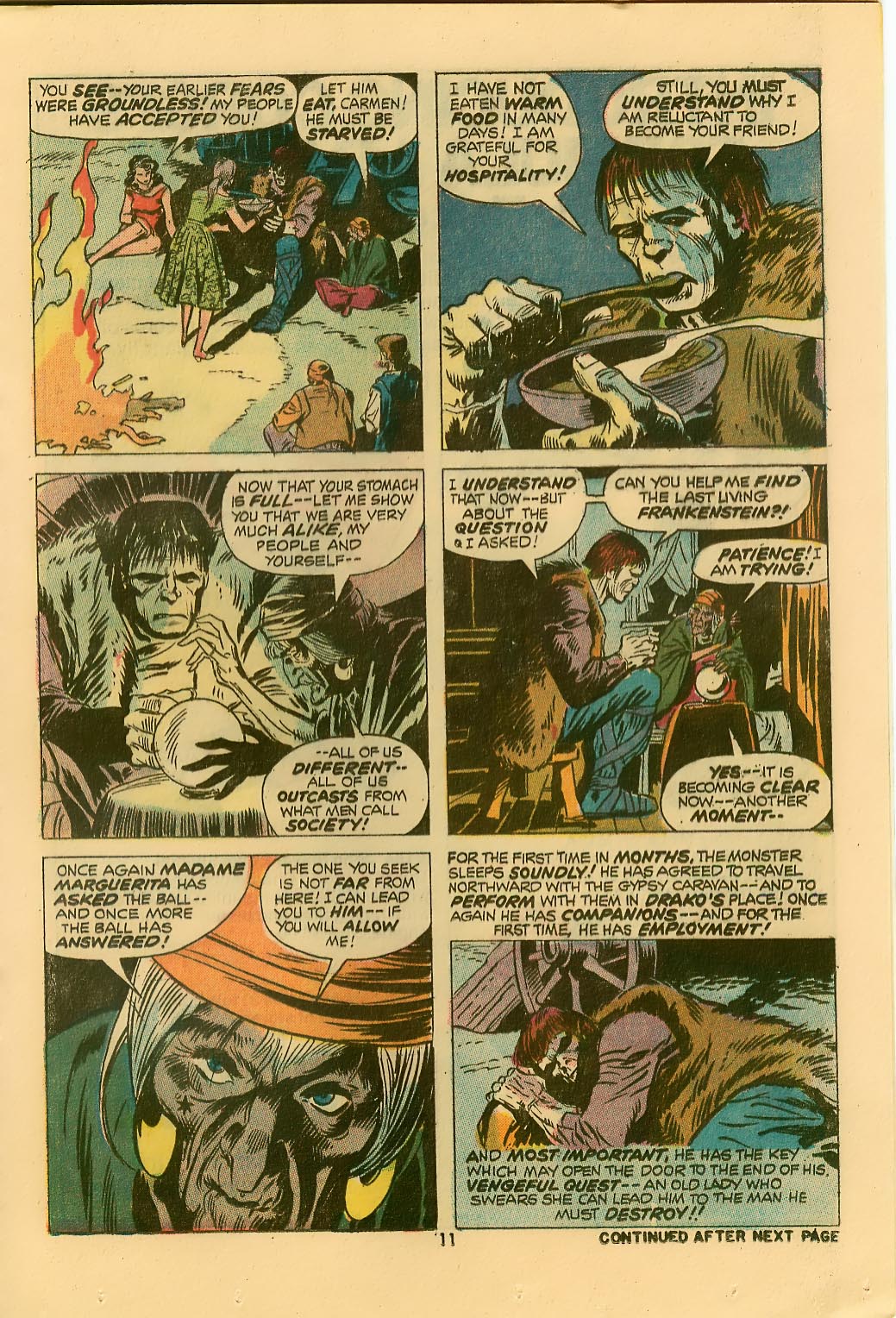 Read online Frankenstein (1973) comic -  Issue #7 - 8