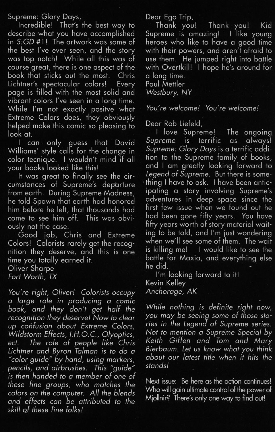 Read online Supreme (1992) comic -  Issue #21 - 27