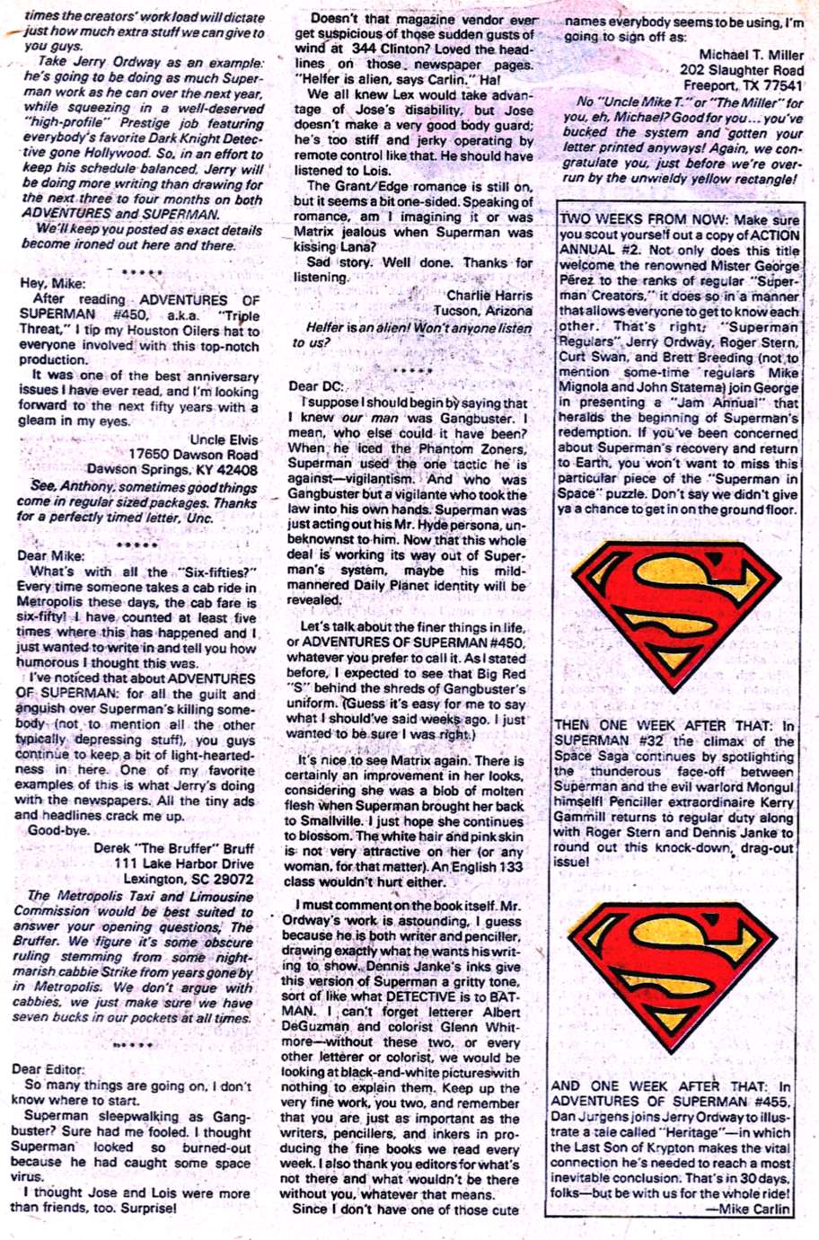 Read online Adventures of Superman (1987) comic -  Issue #454 - 25