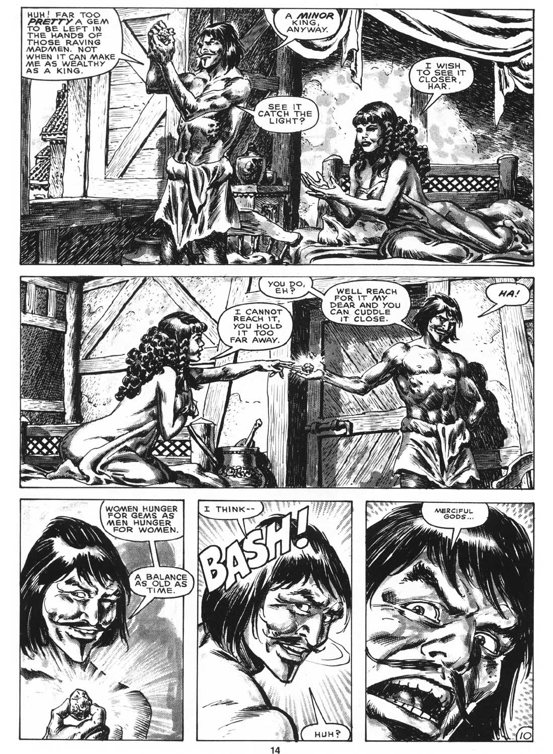 Read online The Savage Sword Of Conan comic -  Issue #158 - 16