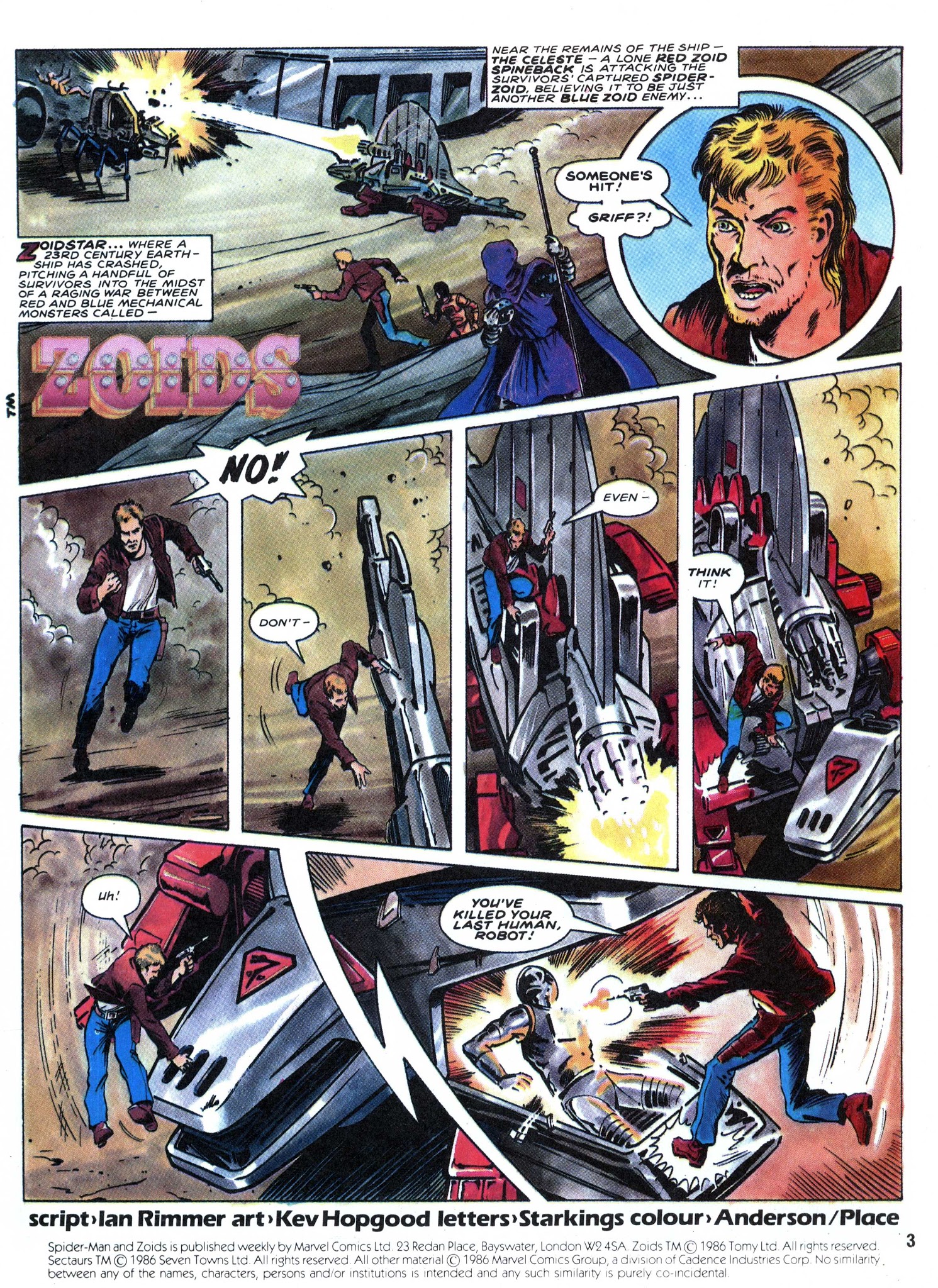 Read online Spider-Man and Zoids comic -  Issue #2 - 3