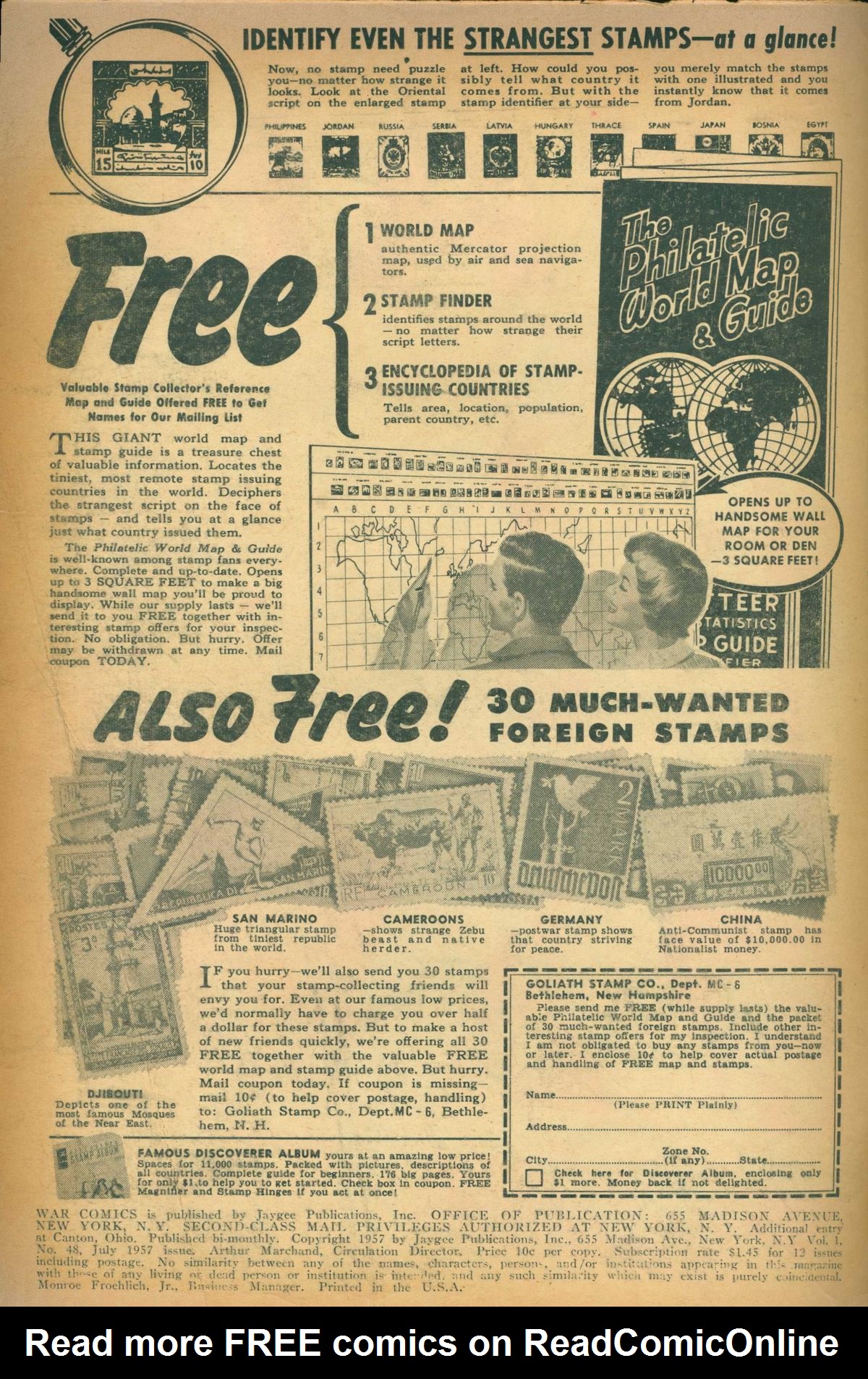 Read online War Comics comic -  Issue #48 - 2