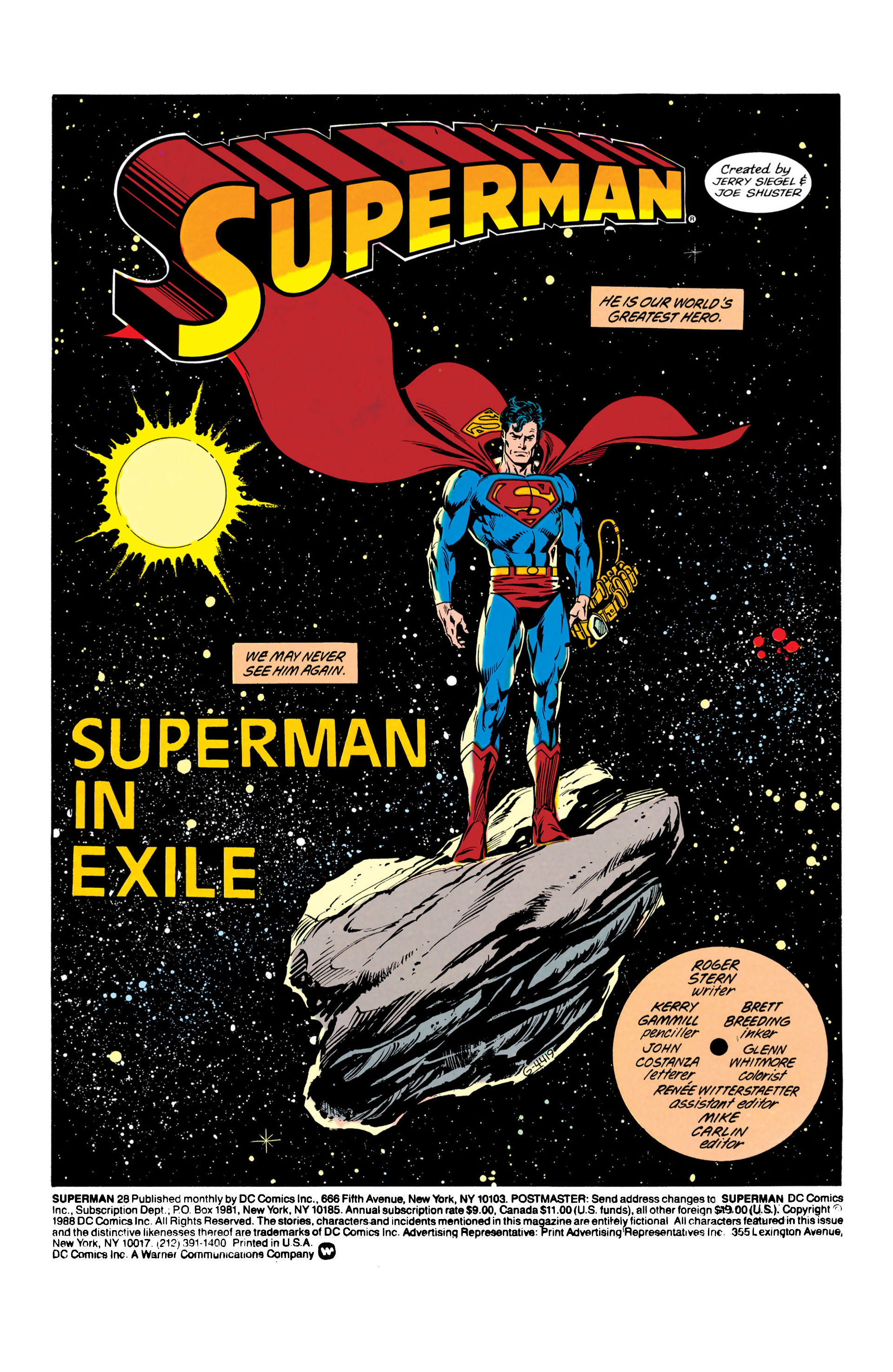 Read online Superman (1987) comic -  Issue #28 - 2