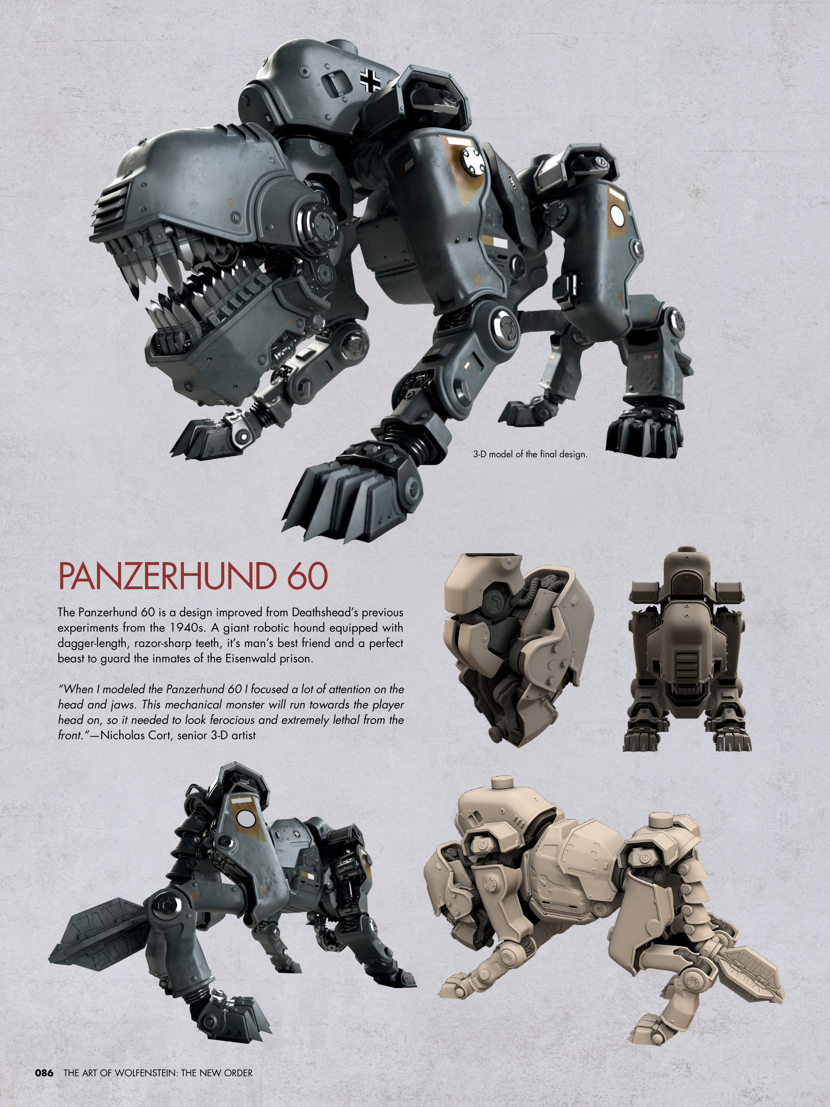Read online The Art of Wolfenstein: The New Order comic -  Issue # TPB (Part 1) - 81