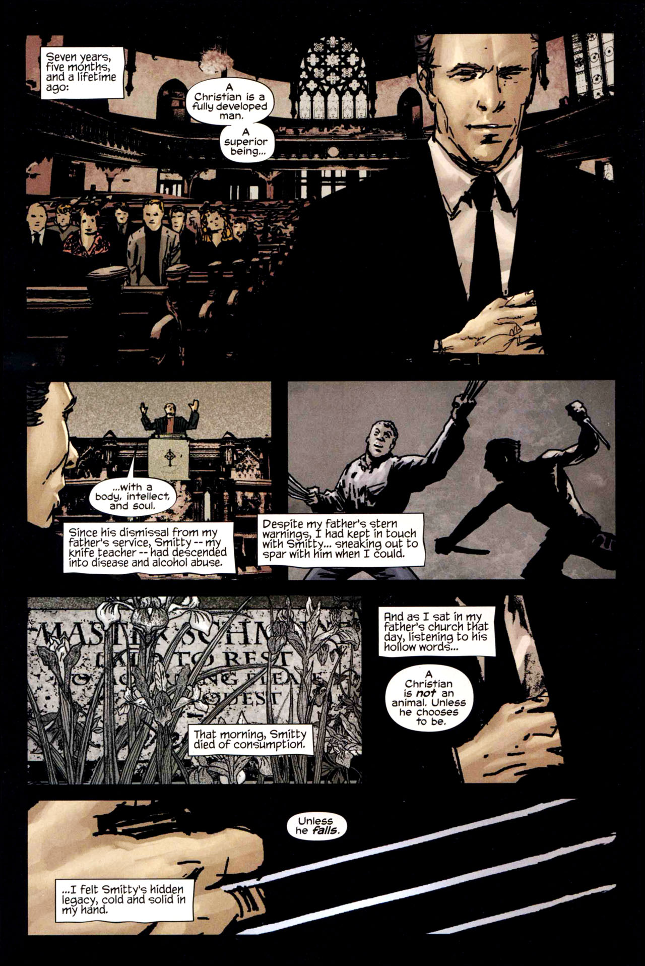 Read online Wolverine Noir comic -  Issue #3 - 7