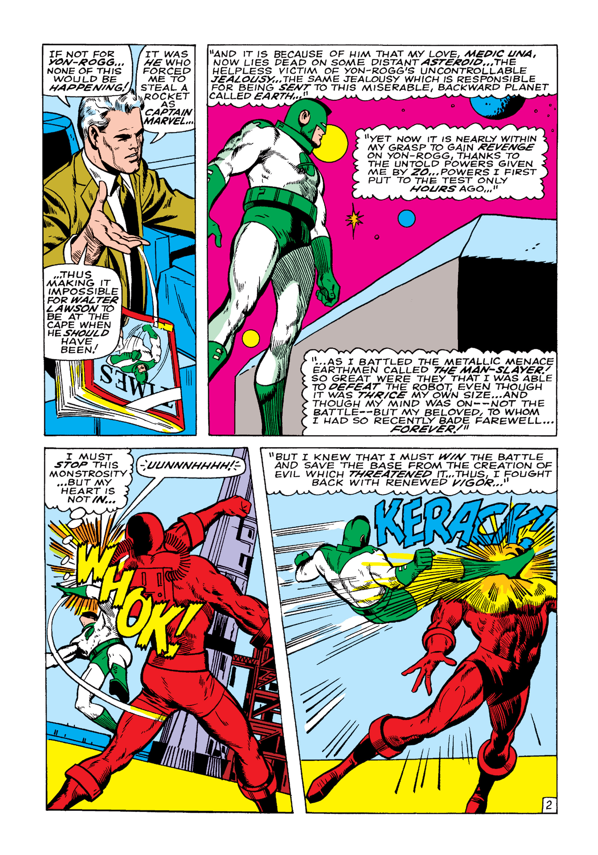 Read online Marvel Masterworks: Captain Marvel comic -  Issue # TPB 2 (Part 1) - 73