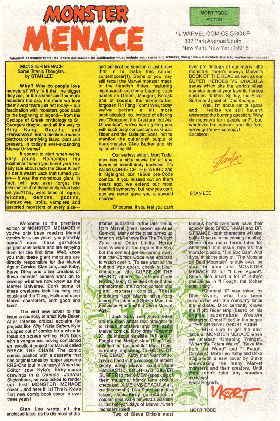 Read online Monster Menace comic -  Issue #1 - 19