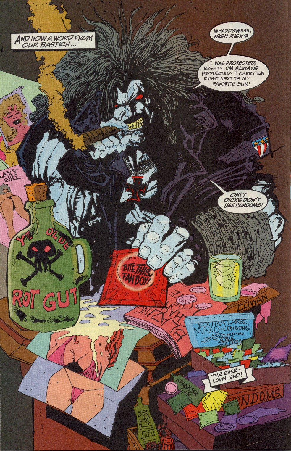 Read online Lobo: Blazing Chain of Love comic -  Issue # Full - 23