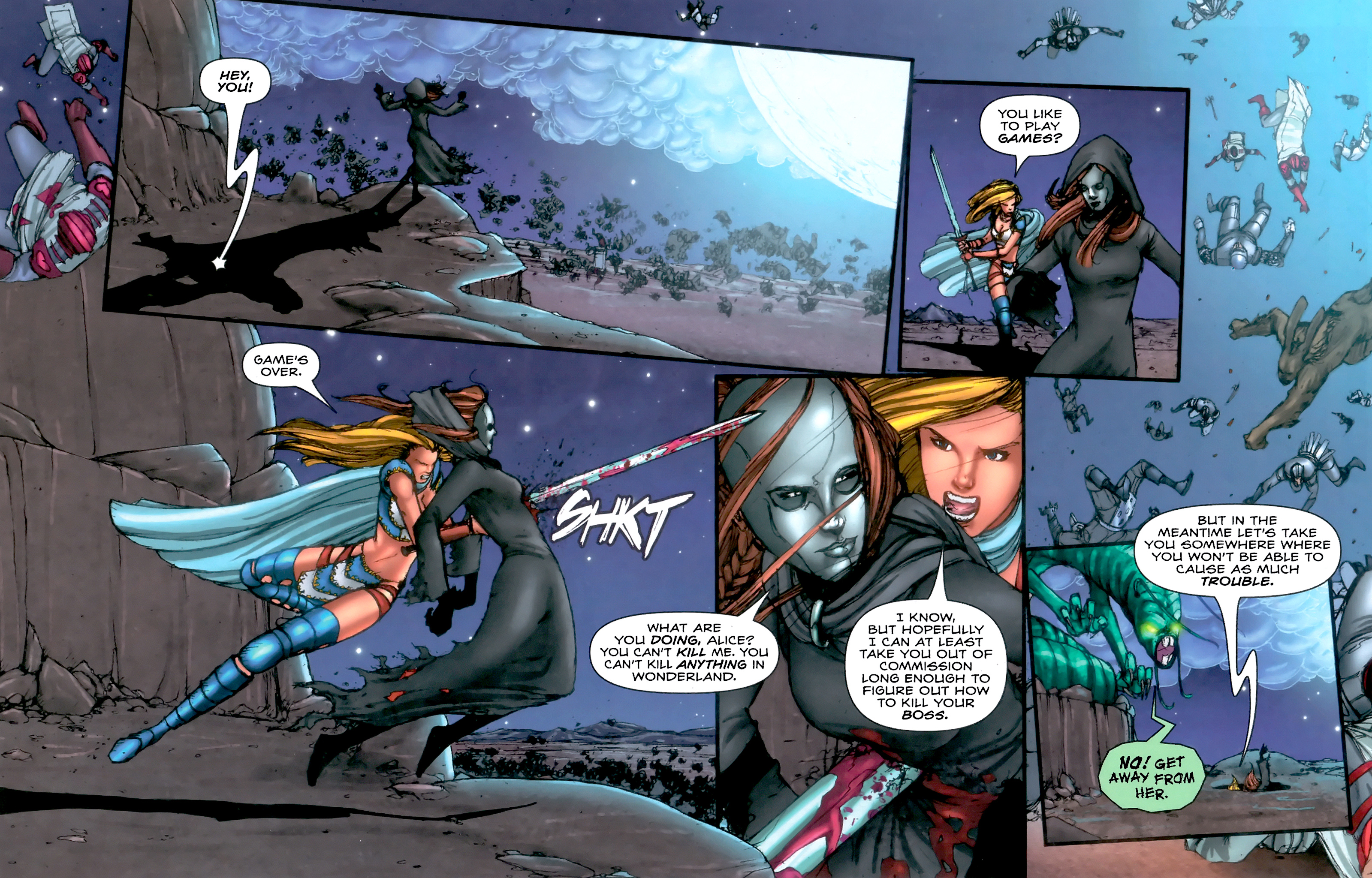 Read online Grimm Fairy Tales presents Alice in Wonderland comic -  Issue #6 - 11