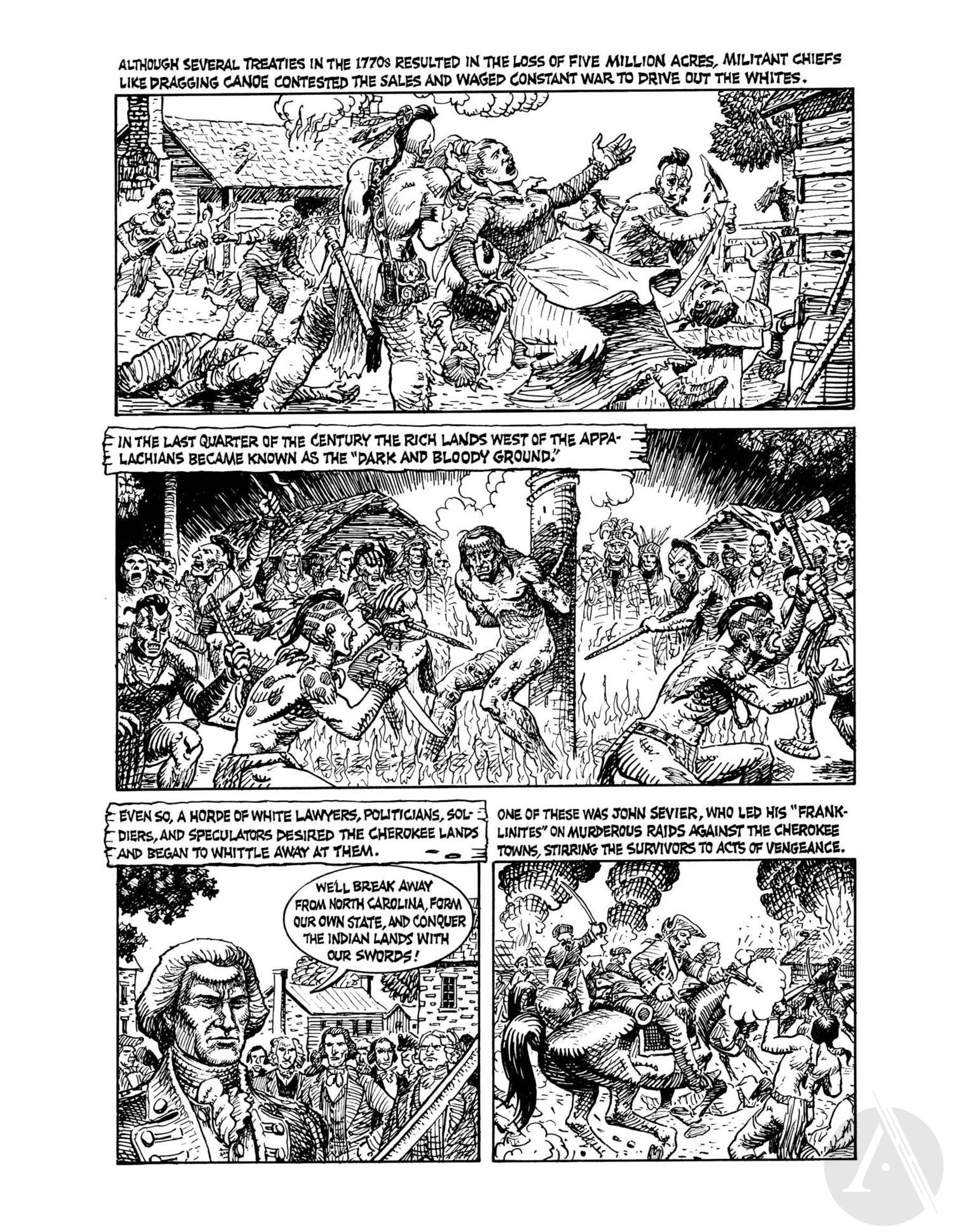 Read online Indian Lover: Sam Houston & the Cherokees comic -  Issue # TPB - 12