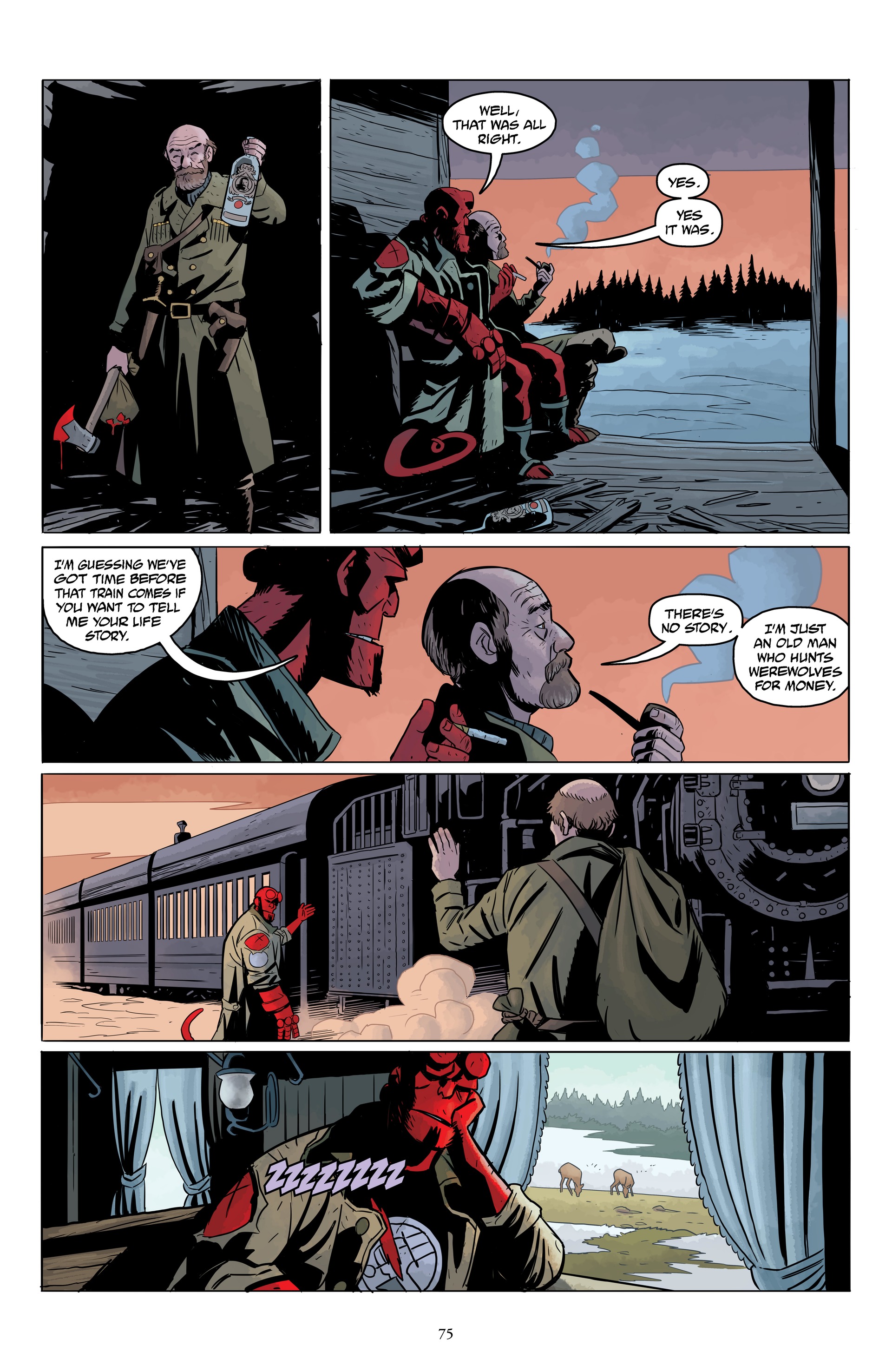Read online Hellboy and the B.P.R.D.: The Return of Effie Kolb and Others comic -  Issue # TPB (Part 1) - 77