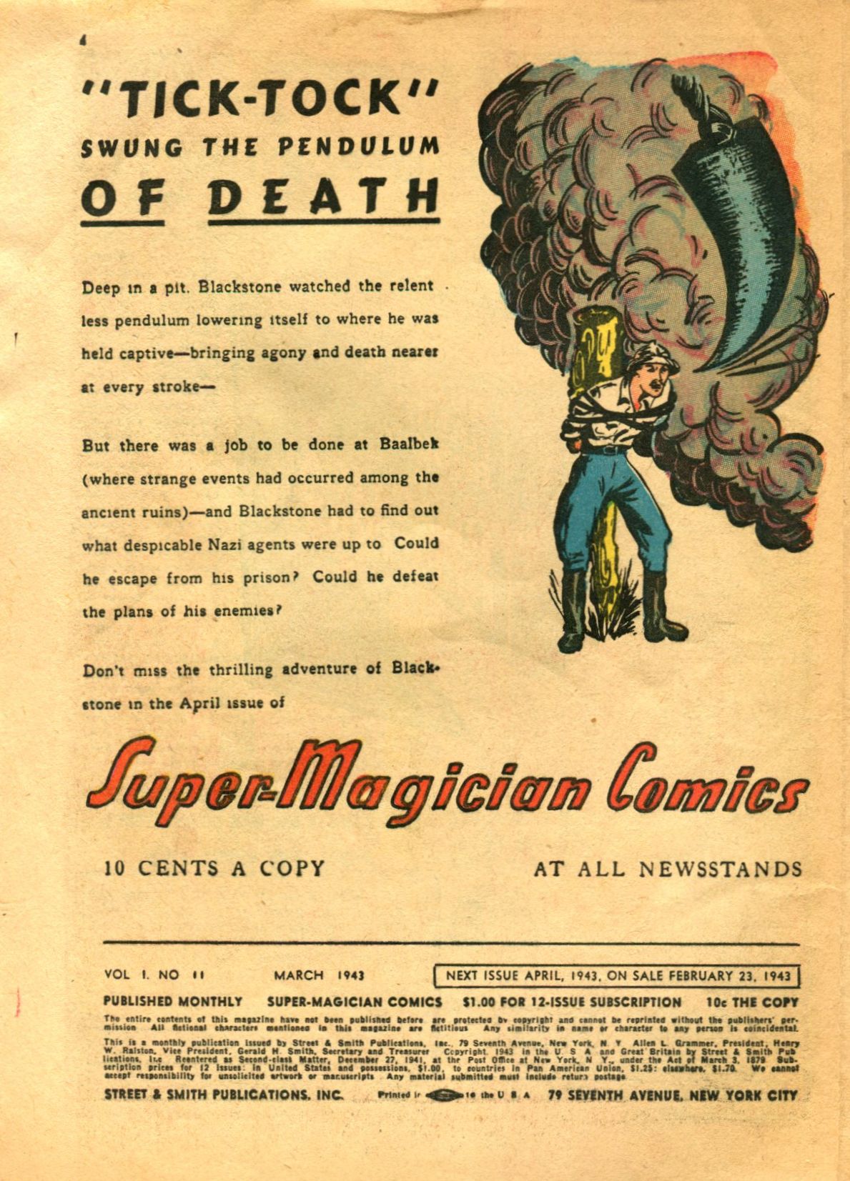 Read online Super-Magician Comics comic -  Issue #11 - 4