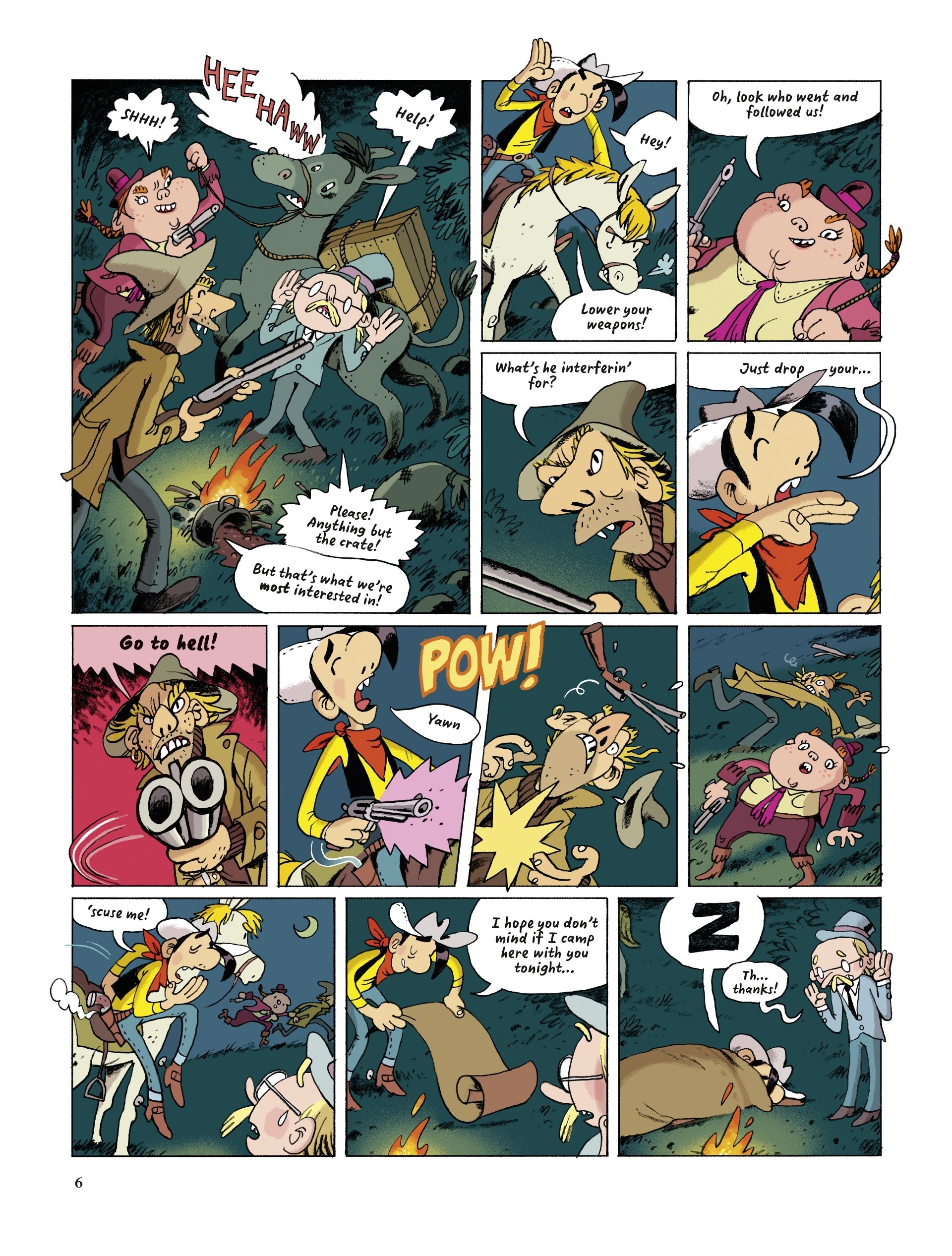 Read online Lucky Luke Saddles Up comic -  Issue # TPB - 6