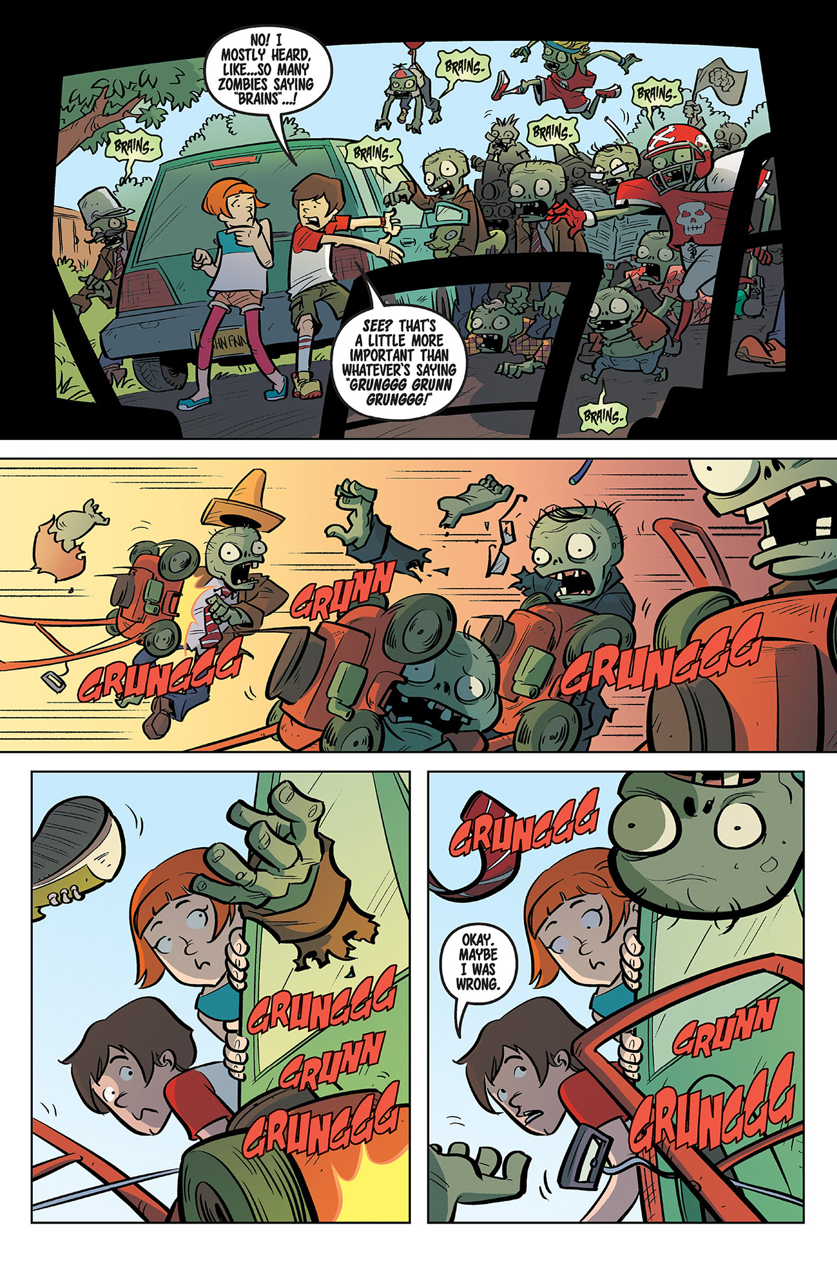 Read online Plants vs. Zombies: Lawnmageddon comic -  Issue #2 - 4