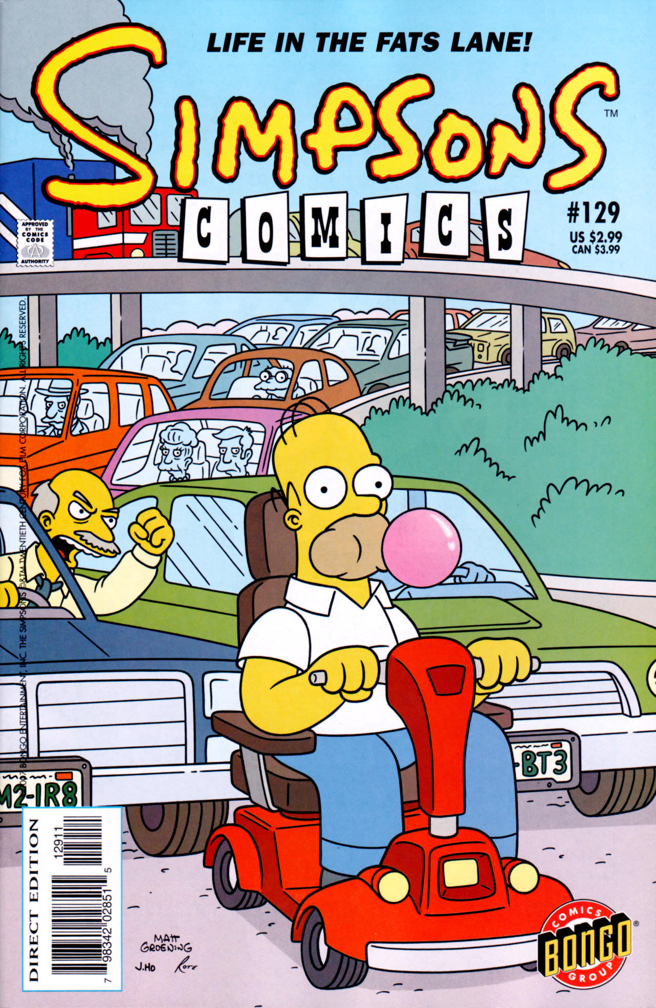 Read online Simpsons Comics comic -  Issue #129 - 1