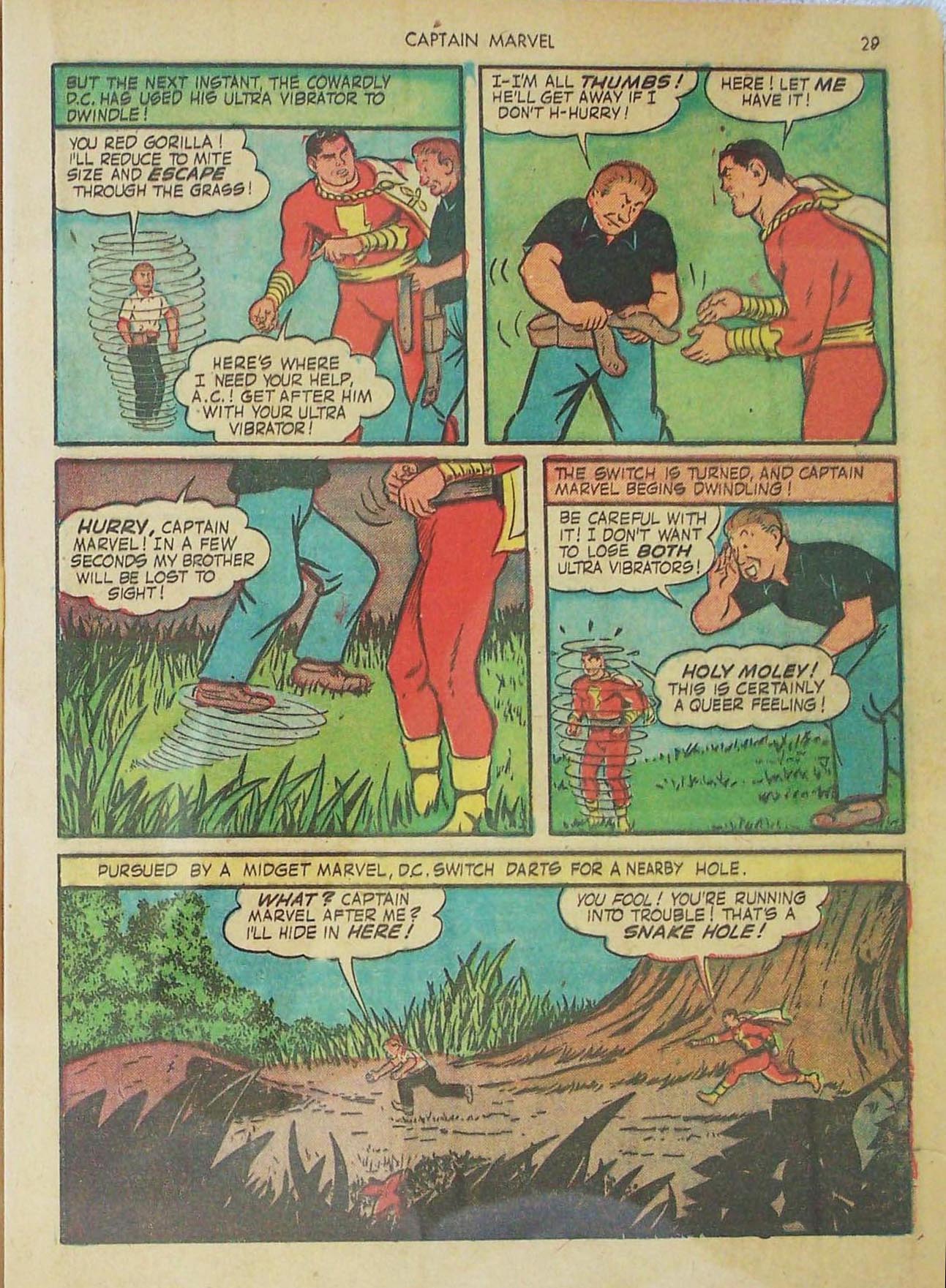 Read online Captain Marvel Adventures comic -  Issue #26 - 30
