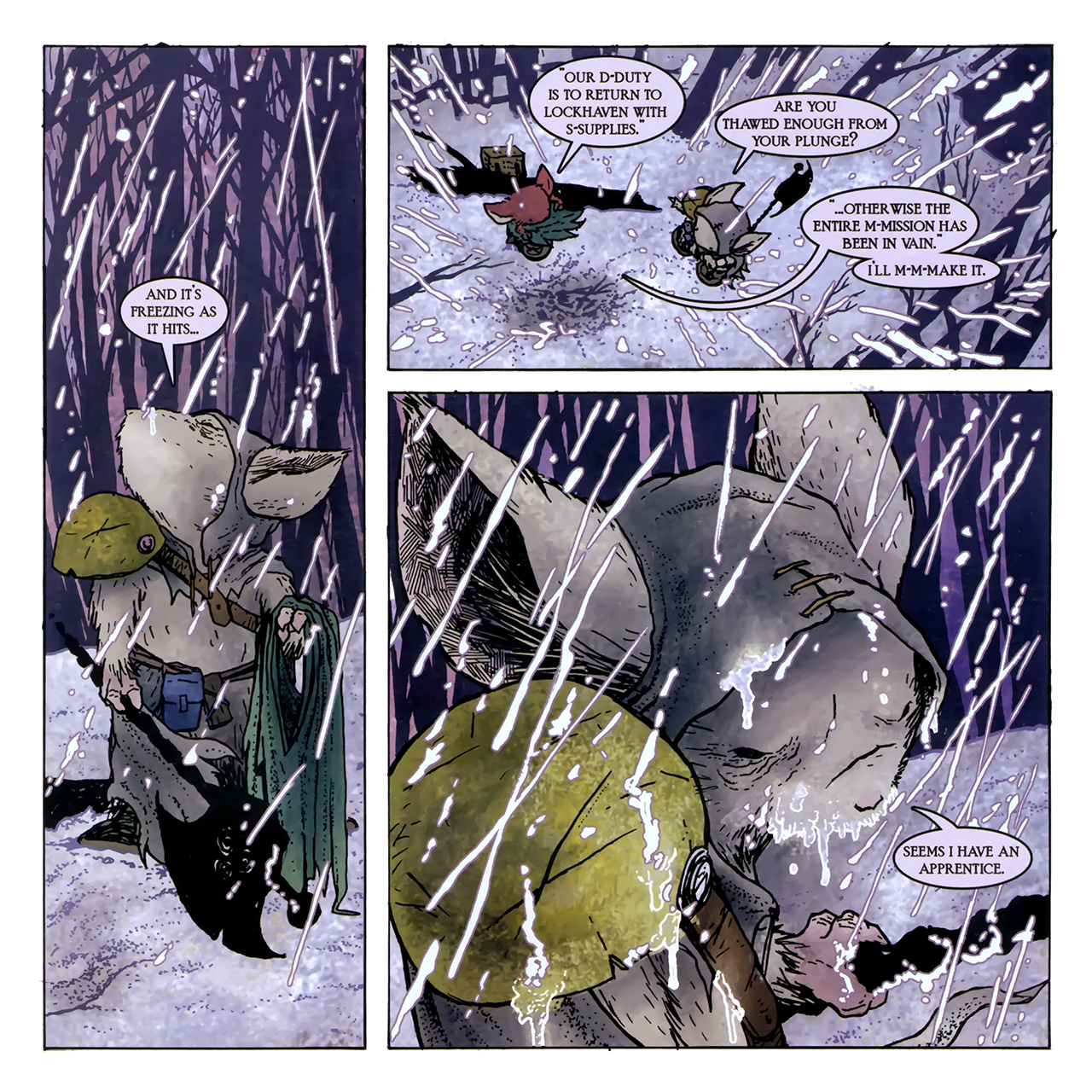 Read online Mouse Guard: Winter 1152 comic -  Issue #2 - 17