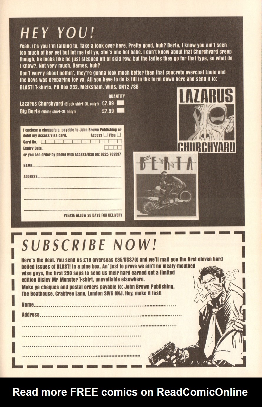 Read online Blast (1991) comic -  Issue #1 - 63