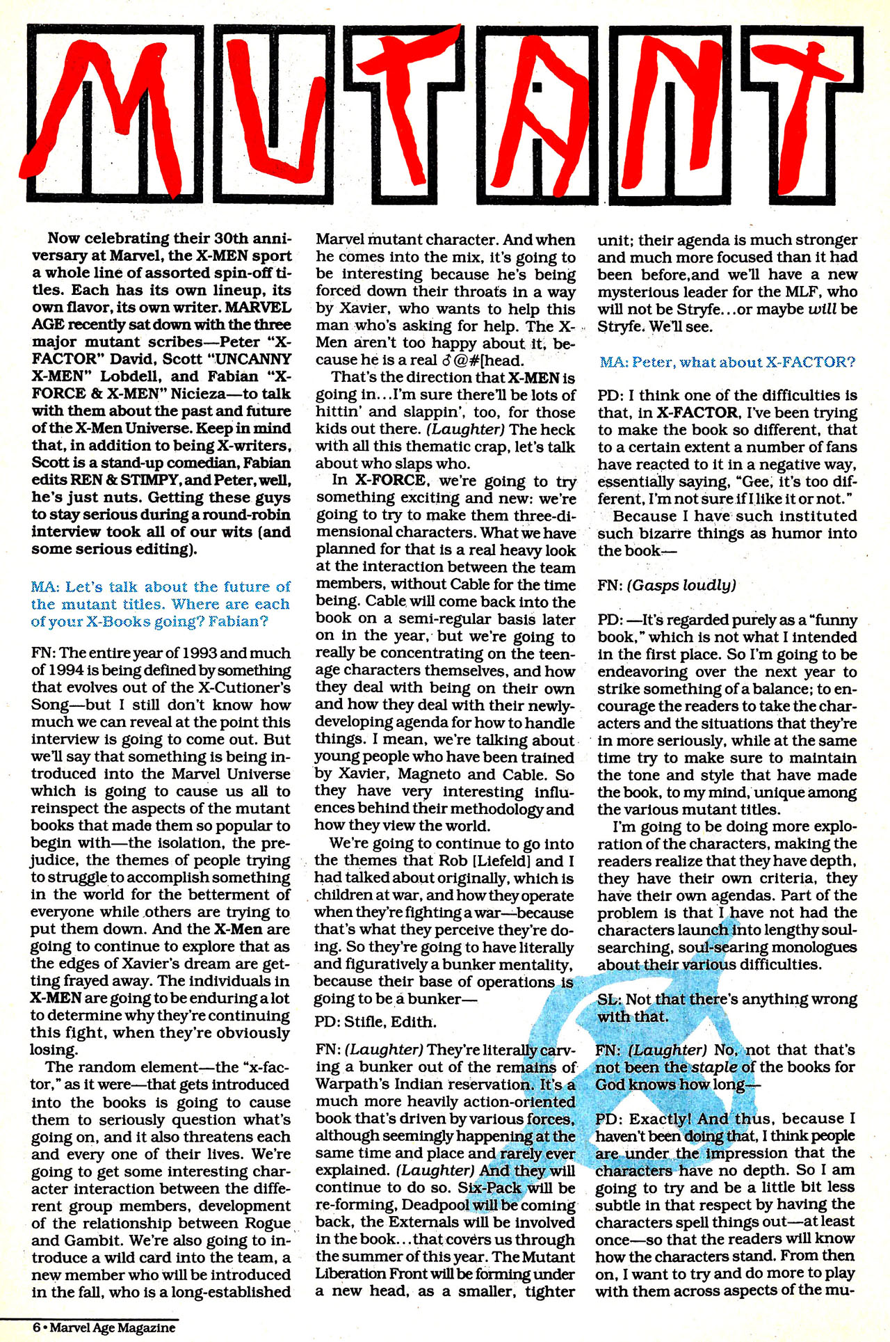 Read online Marvel Age comic -  Issue #122 - 8