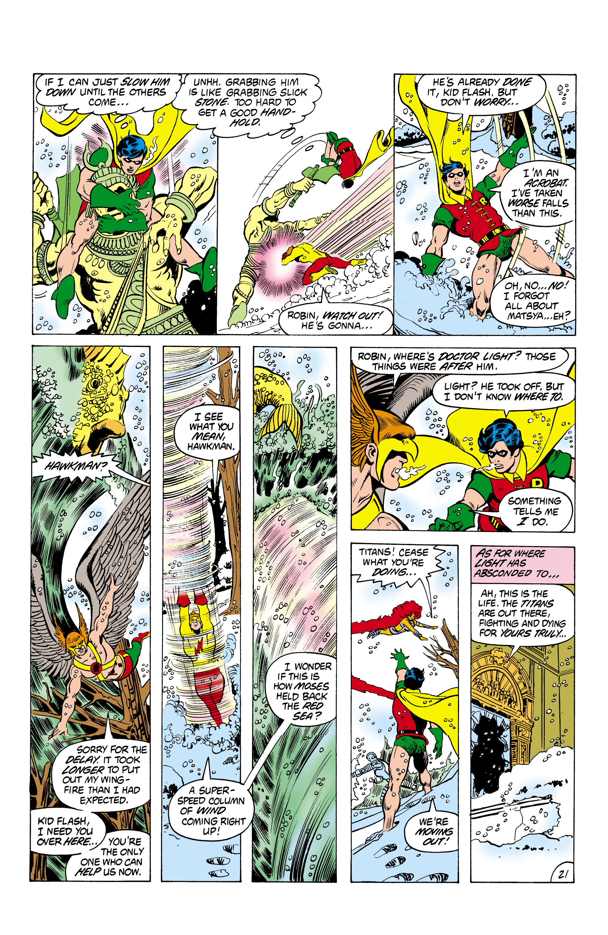 Read online The New Teen Titans (1980) comic -  Issue #19 - 22