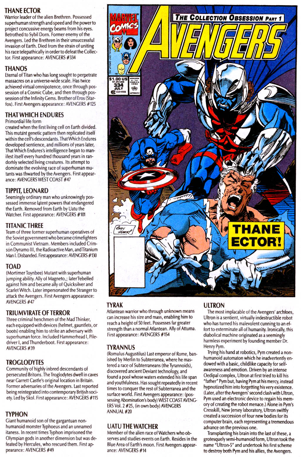Read online The Avengers Log comic -  Issue # Full - 46
