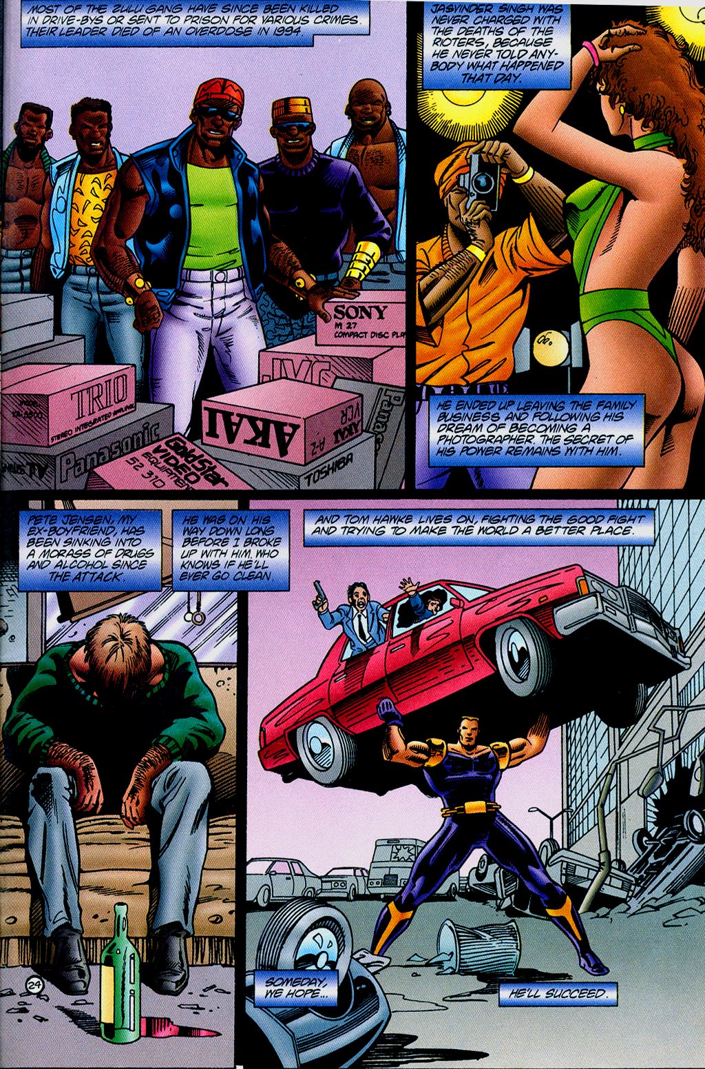 Read online Ultraverse Year Zero: Death of the Squad comic -  Issue #4 - 25