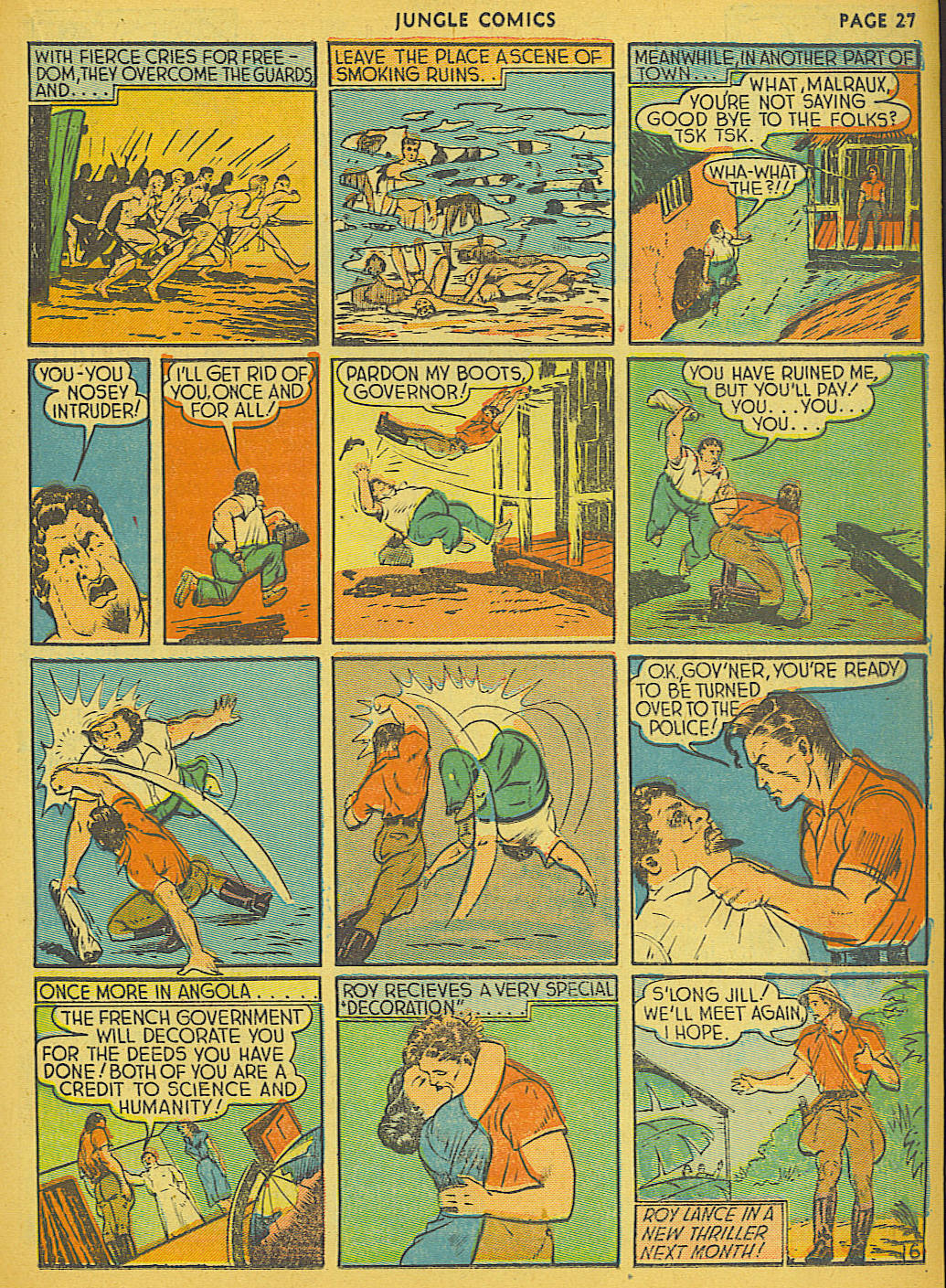 Read online Jungle Comics comic -  Issue #6 - 29