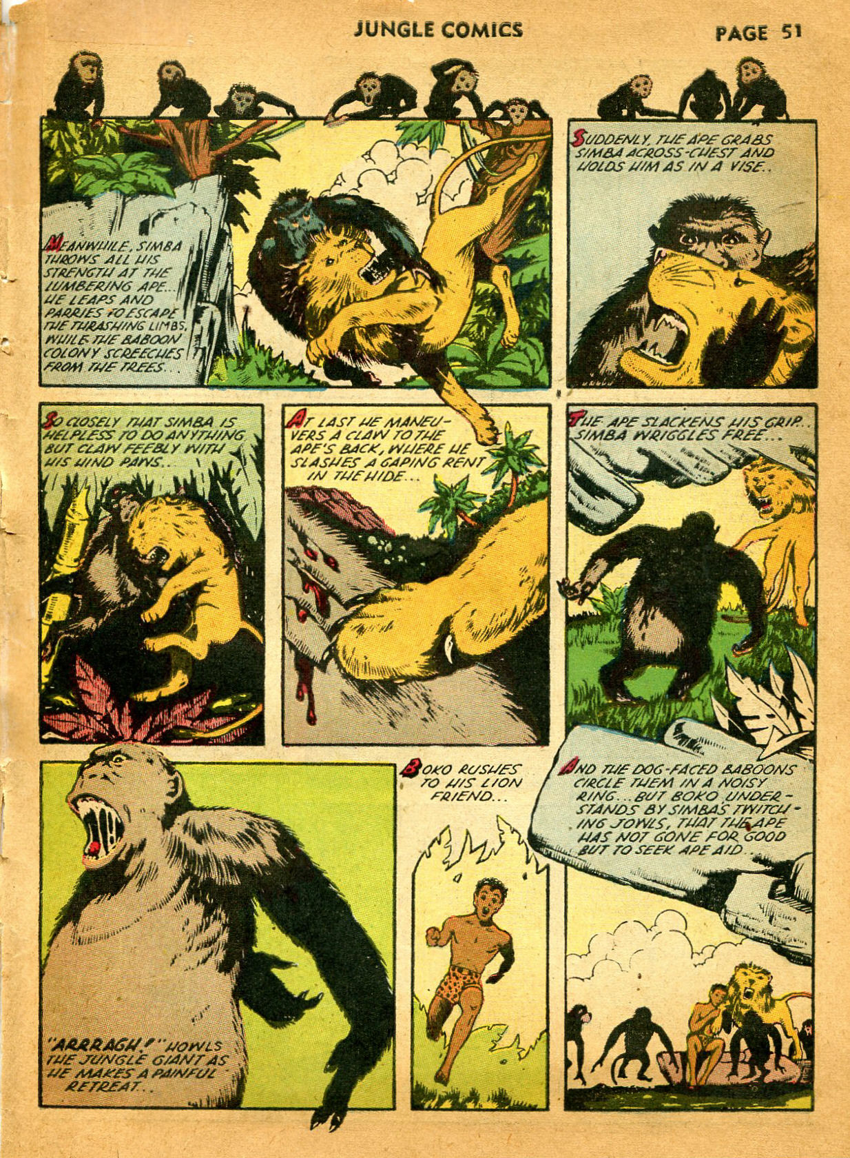 Read online Jungle Comics comic -  Issue #35 - 53