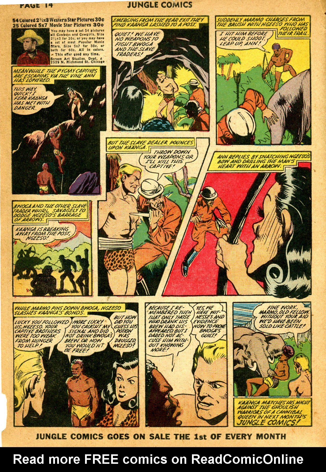Read online Jungle Comics comic -  Issue #35 - 16