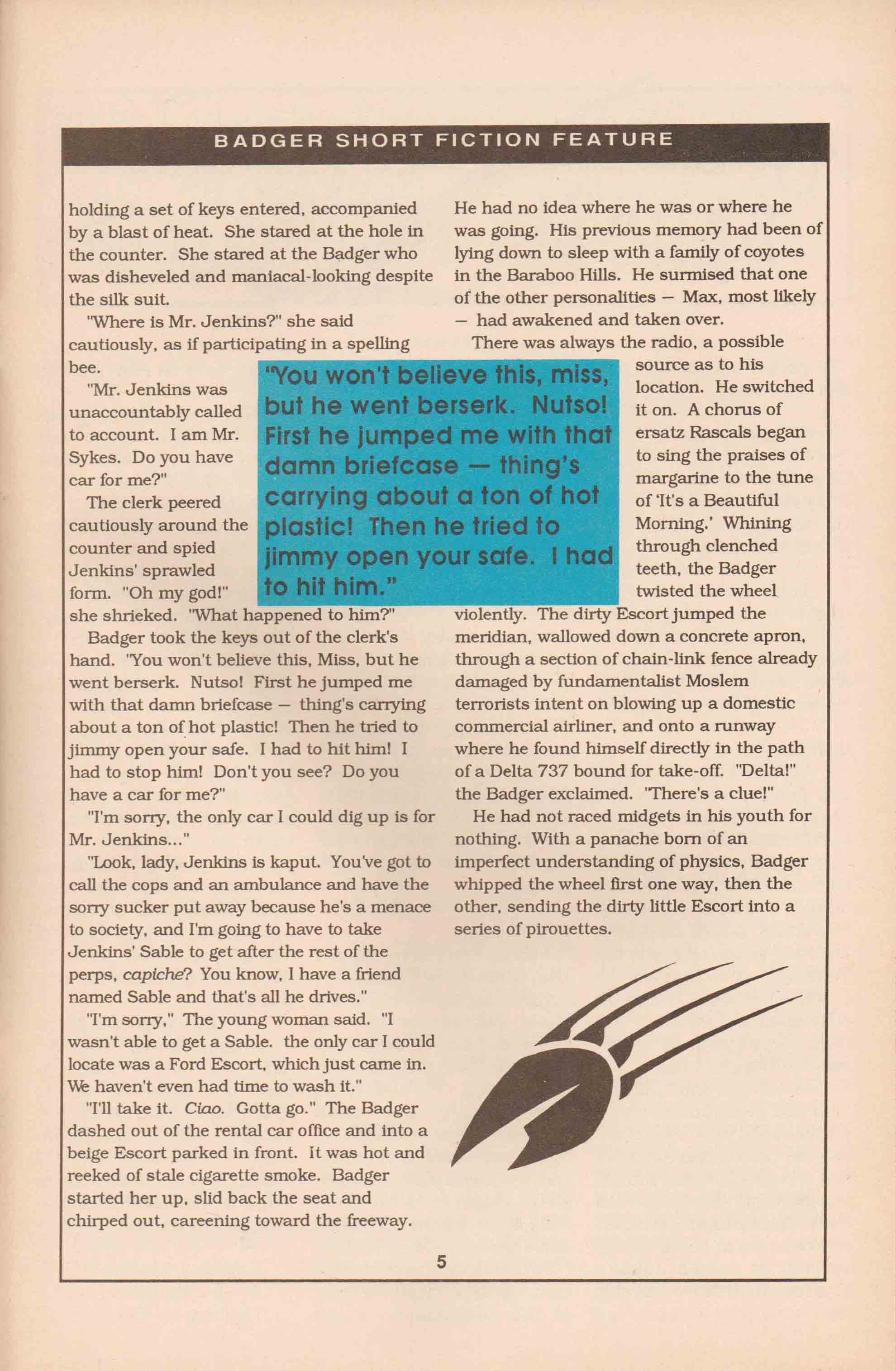 Read online The Badger comic -  Issue #54 - 31