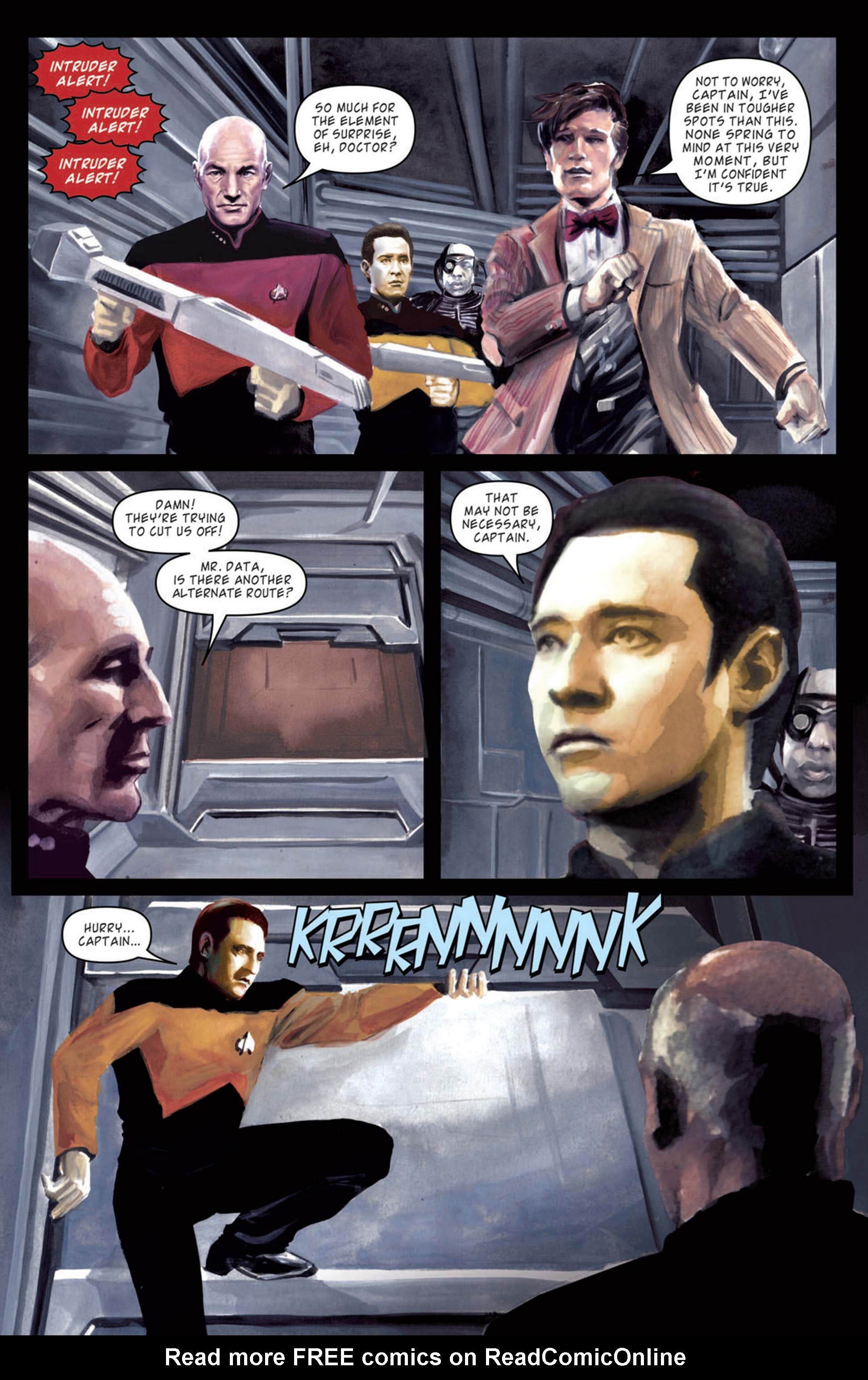 Read online Star Trek: The Next Generation/Doctor Who: Assimilation² comic -  Issue #7 - 20